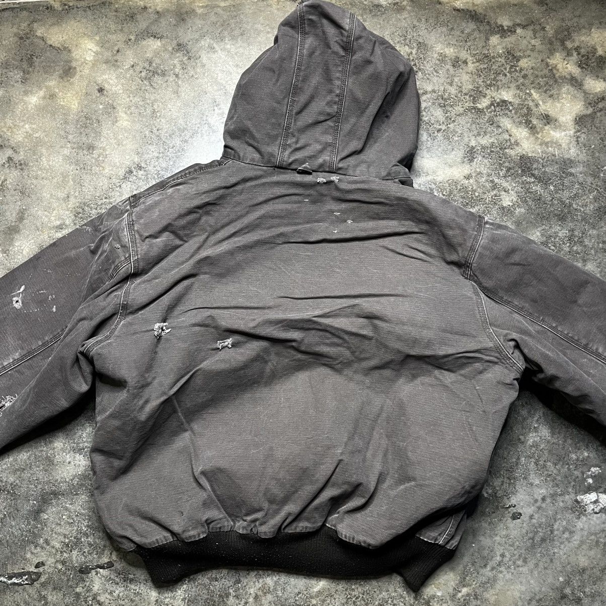 Vintage vintage carhartt style zip up distressed jacket Size US L / EU 52-54 / 3 - 8 Thumbnail