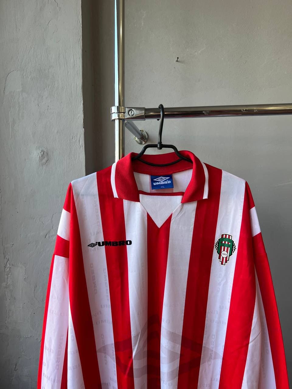 Vintage 1995/96 VIKTORIA ZIZKOV #70 UMBRO MATCH WORN SOCCER JERSEY Size US XXL / EU 58 / 5 - 4 Thumbnail