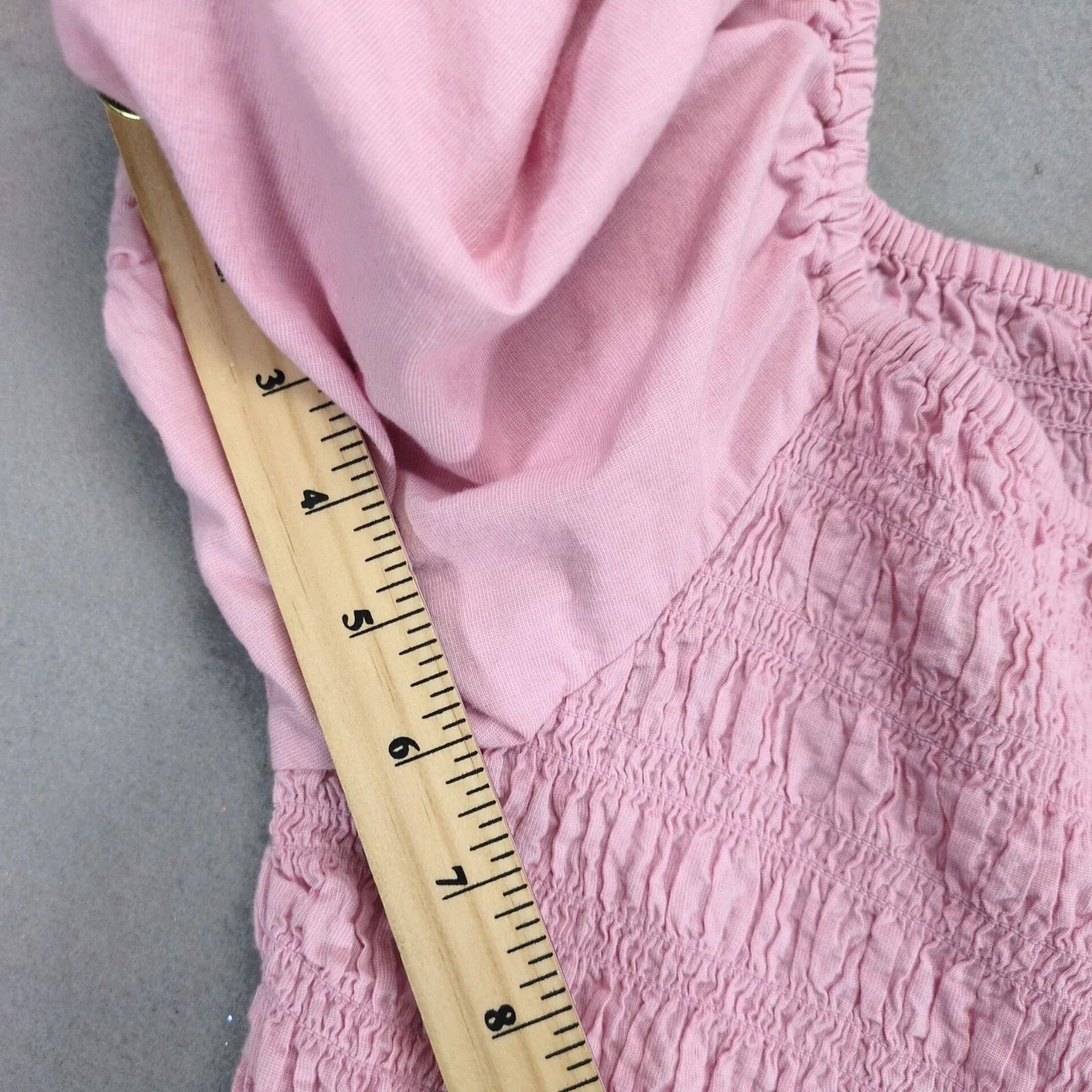 Other Simply Southern Pink Ladies Puff Scallop Blouse XXL Peasant Size XXL / US 16-18 / IT 52-54 - 7 Thumbnail