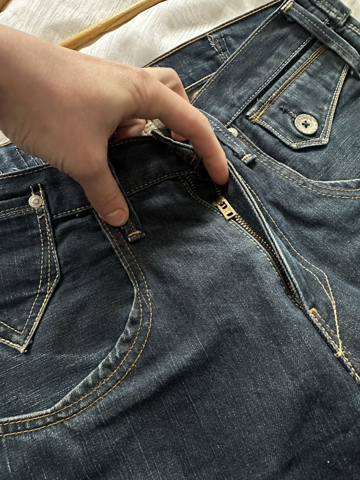 Levi's Vintage Clothing Archive Levi's Red Tab "Diamond Pocket" Custom Denim Size US 30 / EU 46 - 11 Thumbnail