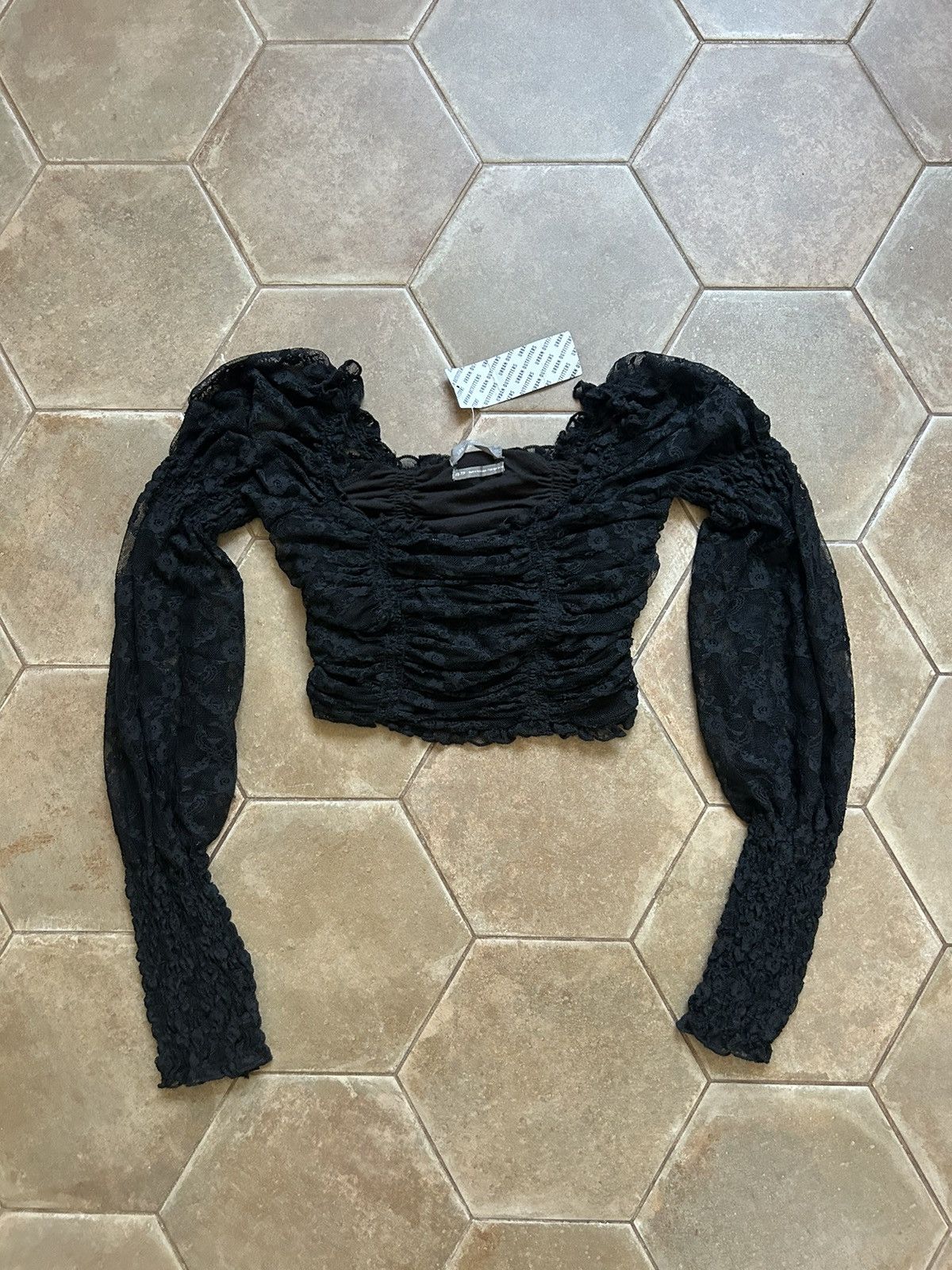 Japanese Brand × Urban Outfitters MESH TOP SHIRT Size XS / US 0-2 / IT 36-38 - 1 Thumbnail