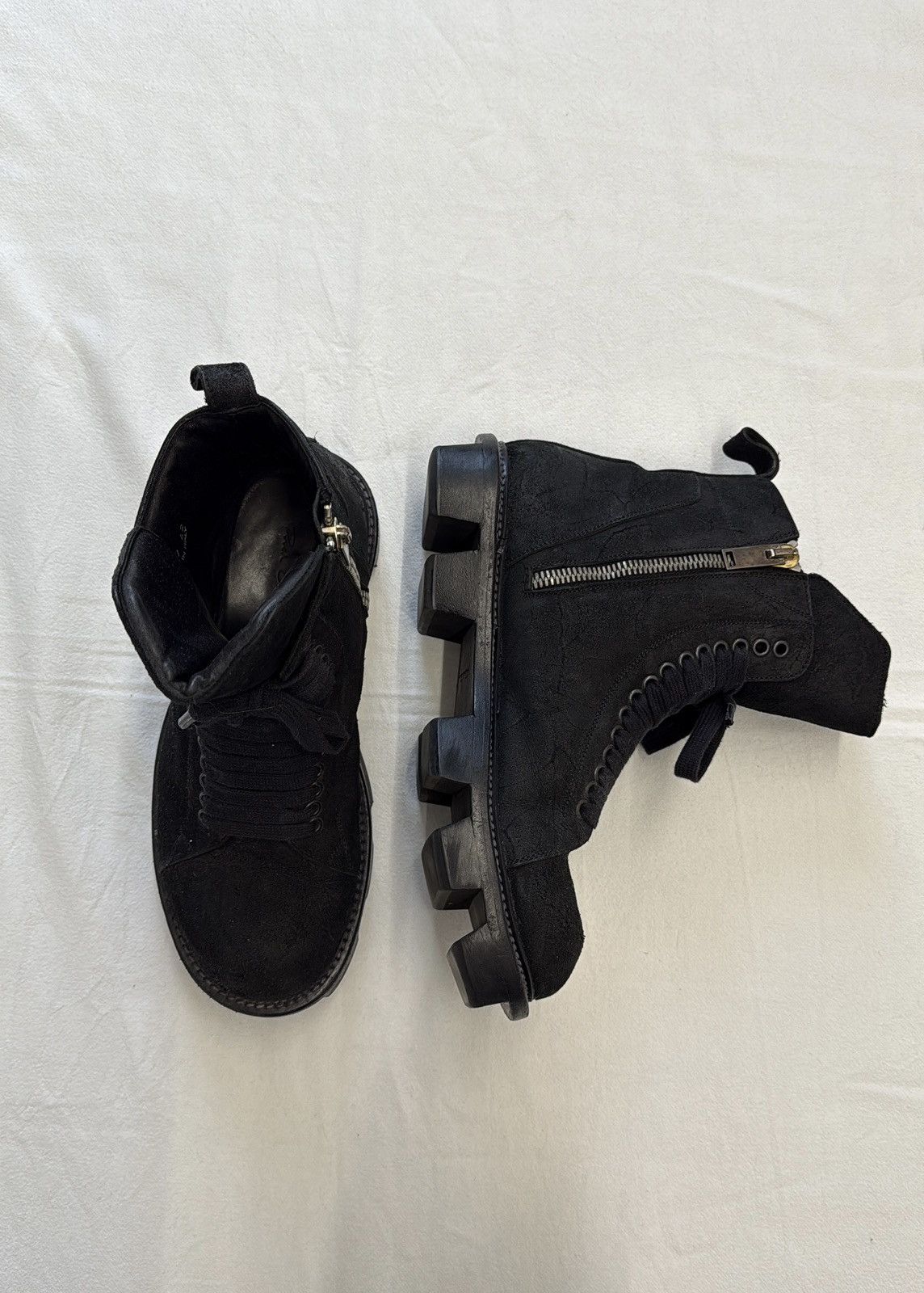 Rick Owens Rick Owens FW13 Plinth "Megatooth" Boots Size US 9 / EU 42 - 2 Thumbnail