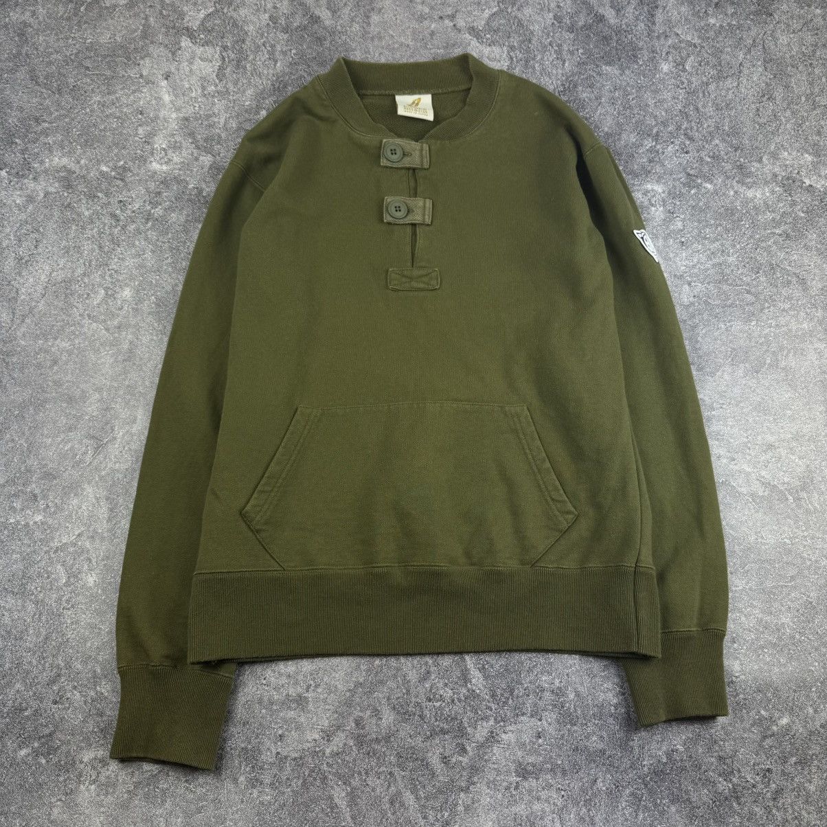 Billionaire Boys Club BBC Billionaire Boys Club Vintage Military Green Sweatshirt Size US M / EU 48-50 / 2 - 1 Thumbnail