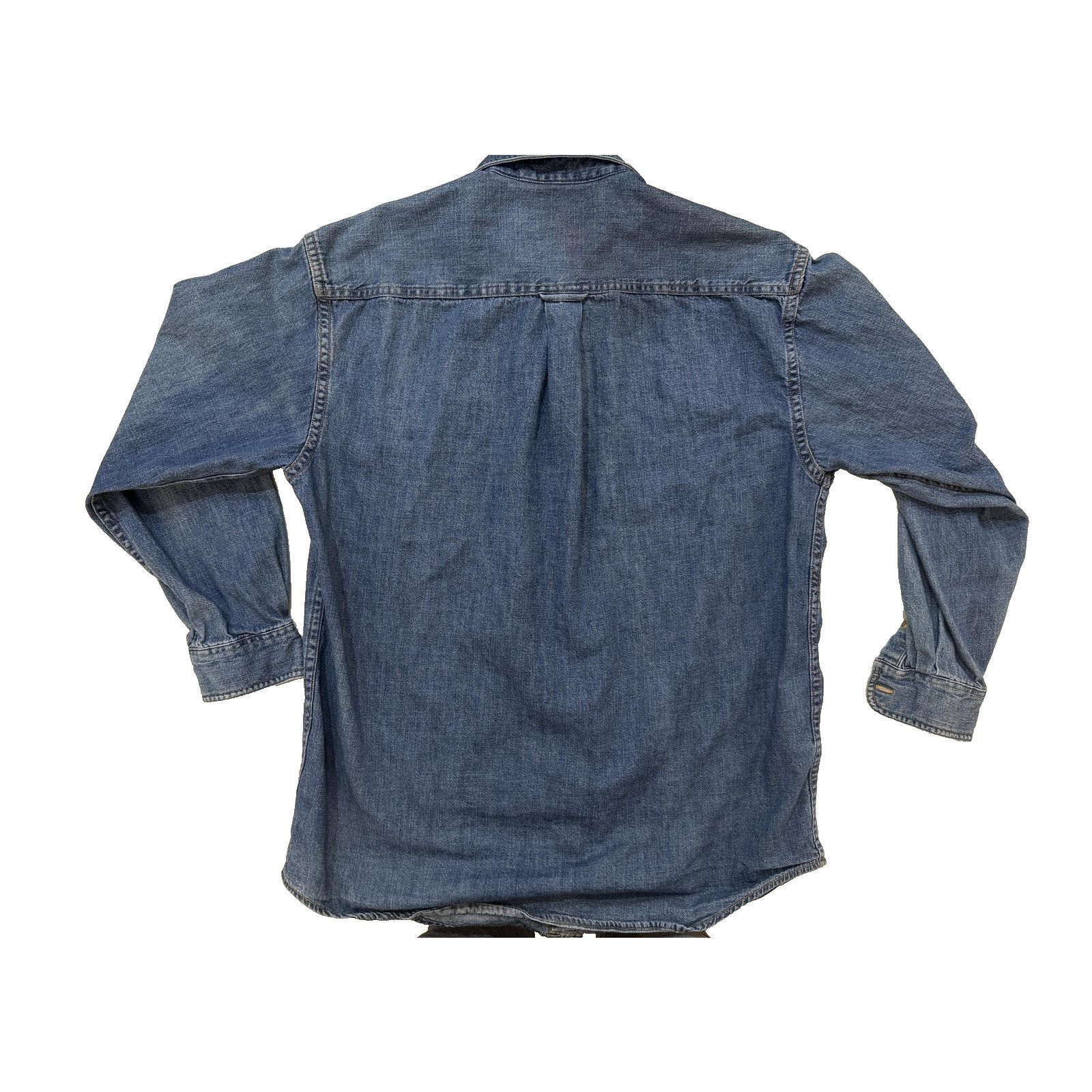 St. Johns Bay Vintage 90s St. John’s Bay Denim Shirt Jacket Men’s Med Size US M / EU 48-50 / 2 - 6 Thumbnail