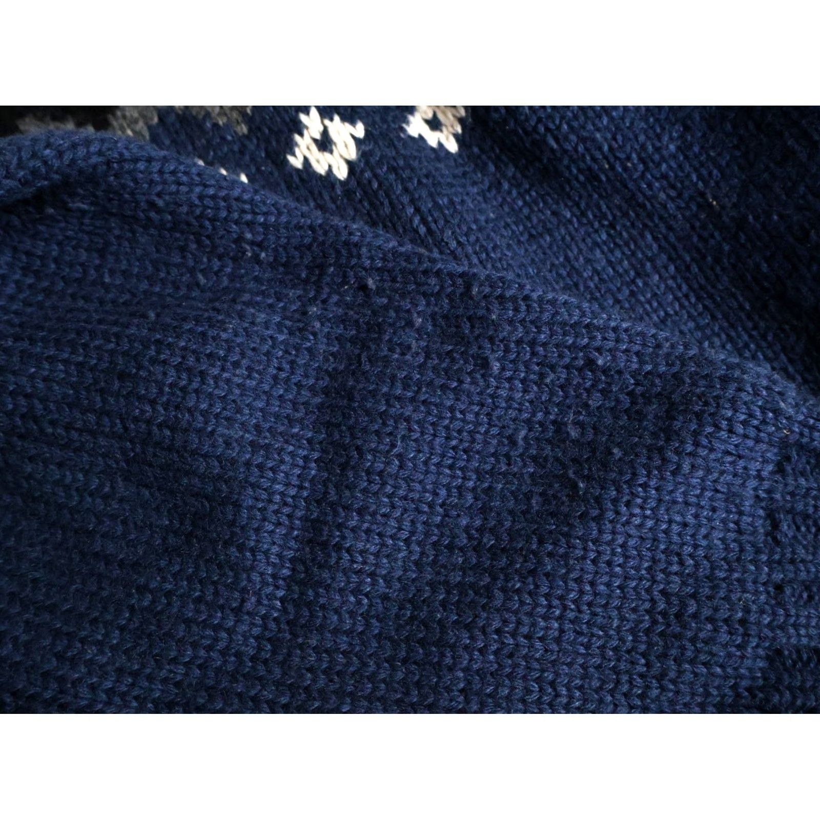 Route 66 VINTAGE Route 66 Sweater Geometric Crew Neck Knit Heavyweight Wool Blend Blue Large Mens Size US L / EU 52-54 / 3 - 4 Thumbnail
