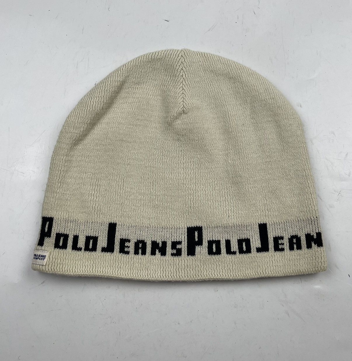 Polo Ralph Lauren × Ralph Lauren × Vintage vintage polo rl jeans beanie hat tc28 Size ONE SIZE - 2 Thumbnail