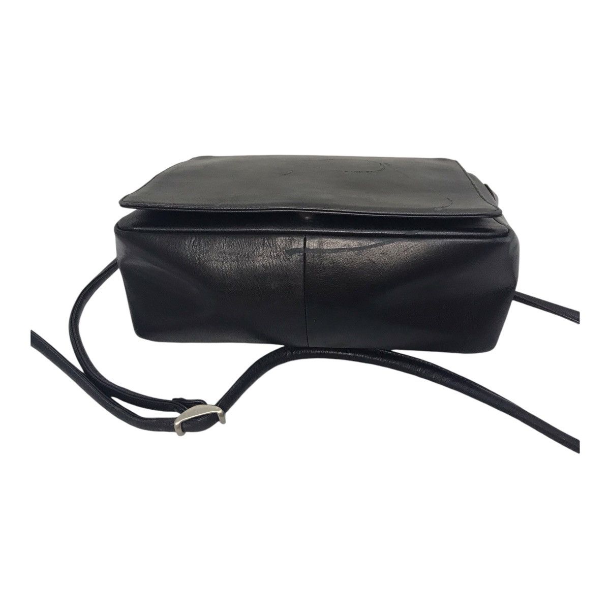 Issey Miyake × Japanese Brand × Vintage Issey Miyake Full Leather Sling Bag Size ONE SIZE - 4 Thumbnail