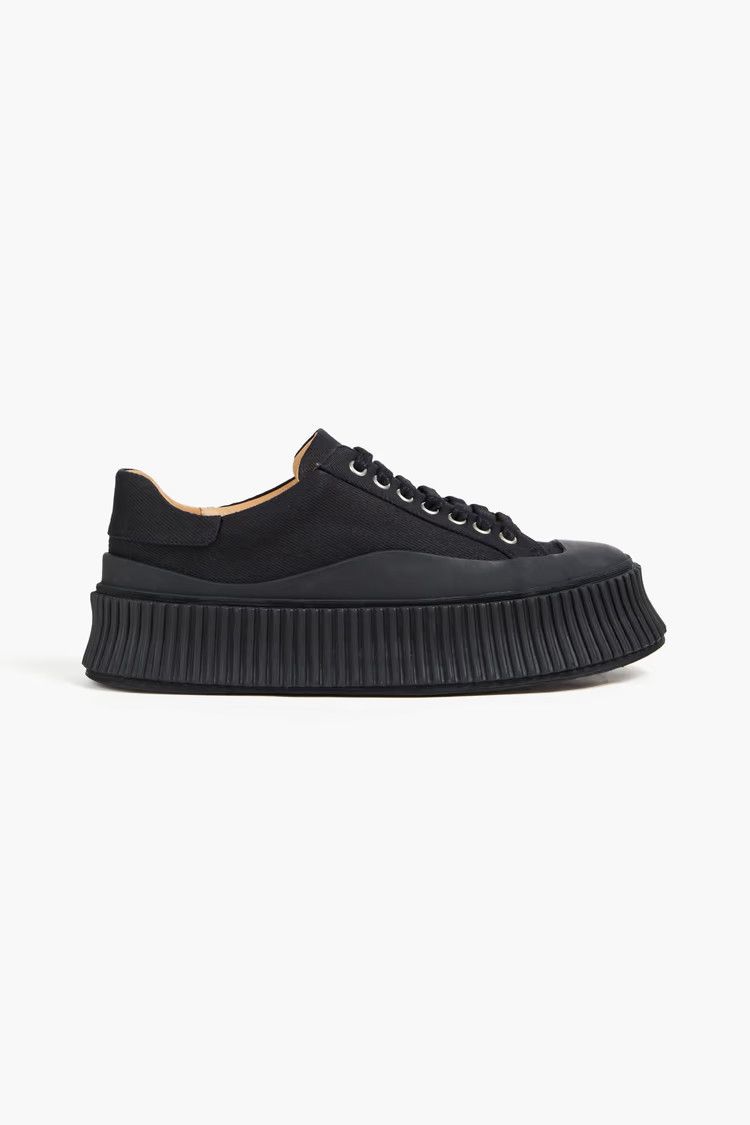 Jil Sander o1y1025 Low-Top Sneakers in Black Size US 8 / IT 38 - 1 Thumbnail
