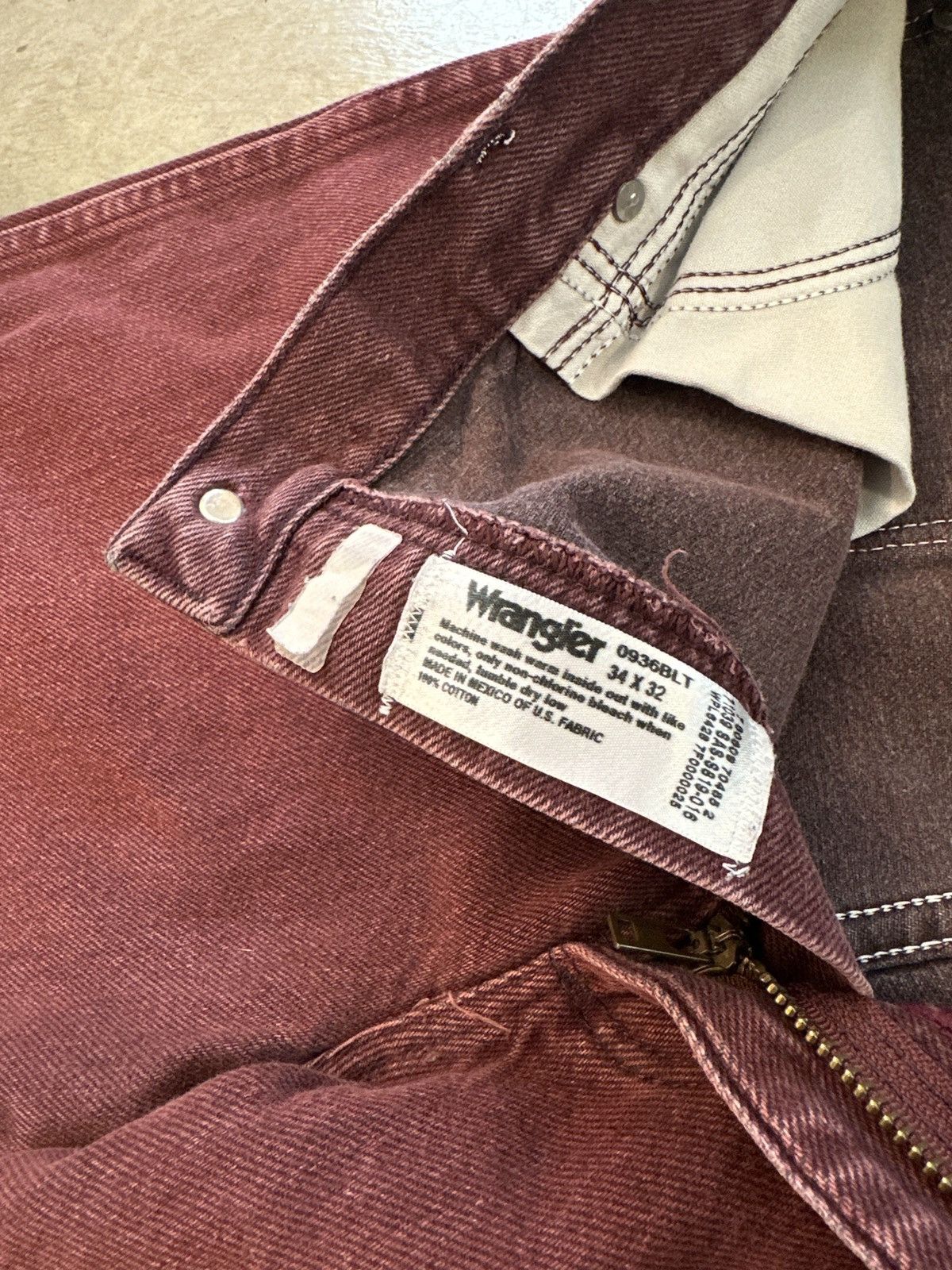 Wrangler Vintage Wrangler Purple Denim Size US 34 / EU 50 - 6 Thumbnail