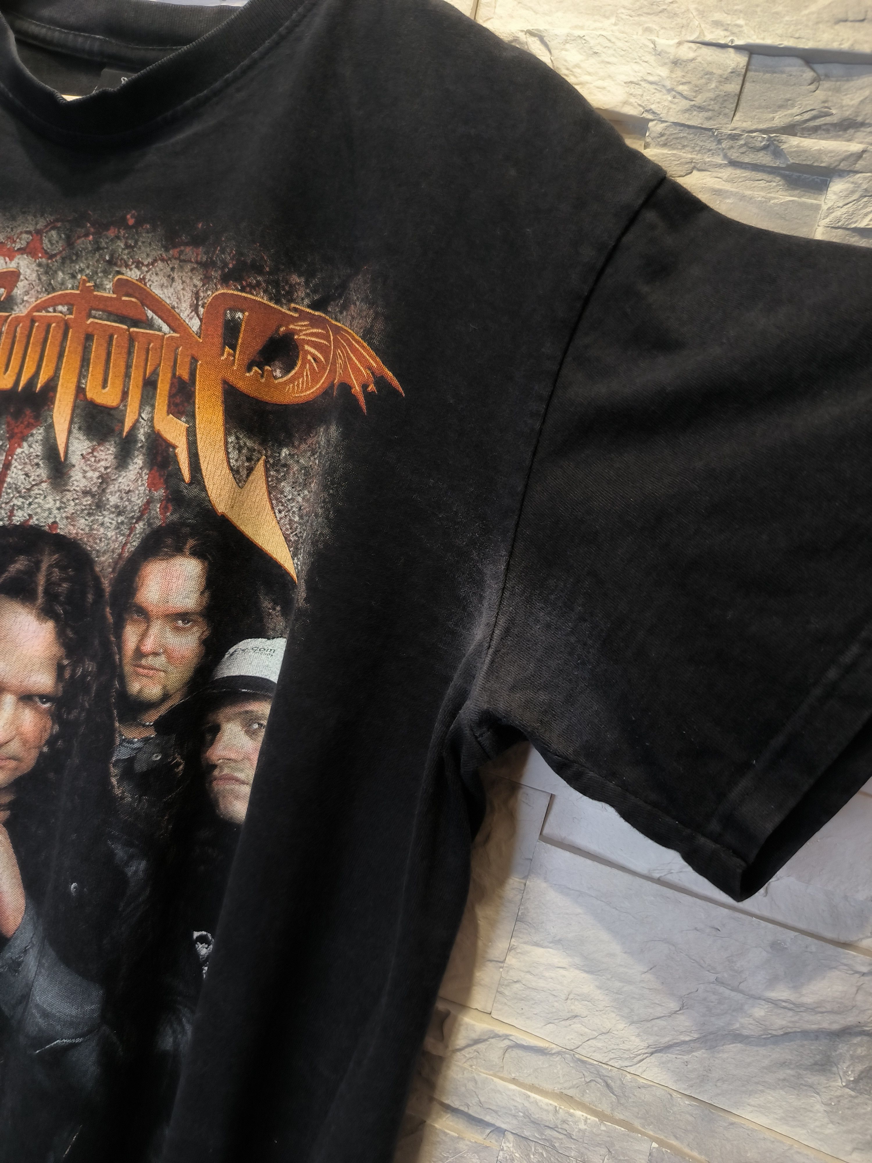 Band Tees × Vintage Vintage Dragonforce T-Shirt Metal Tee Black Print Size US M / EU 48-50 / 2 - 6 Thumbnail