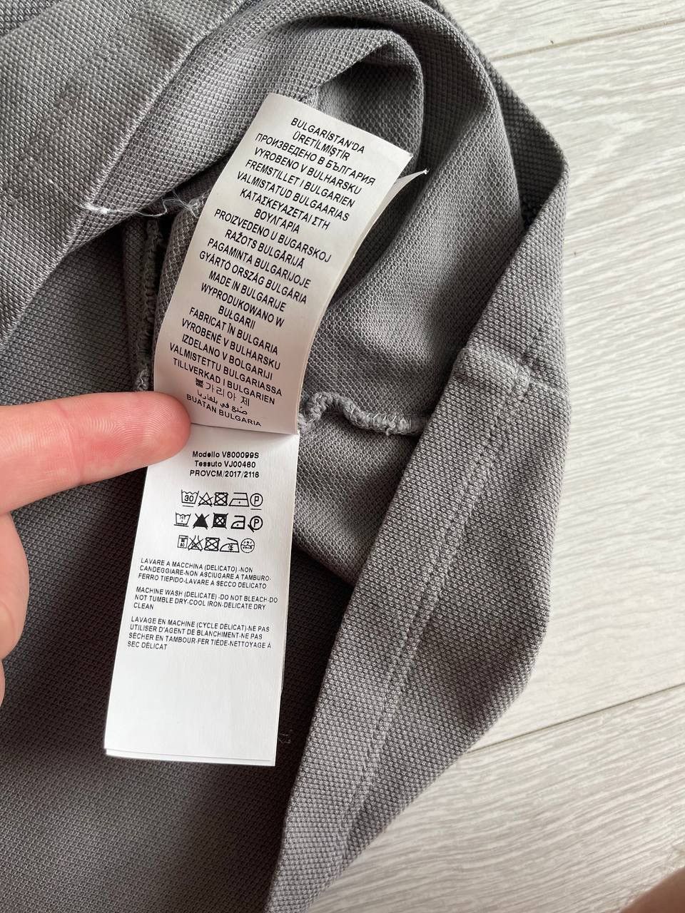 Versace × Versace Jeans Couture × Versus Versace Versace Collection Gray Polo Shirt Size US L / EU 52-54 / 3 - 17 Thumbnail