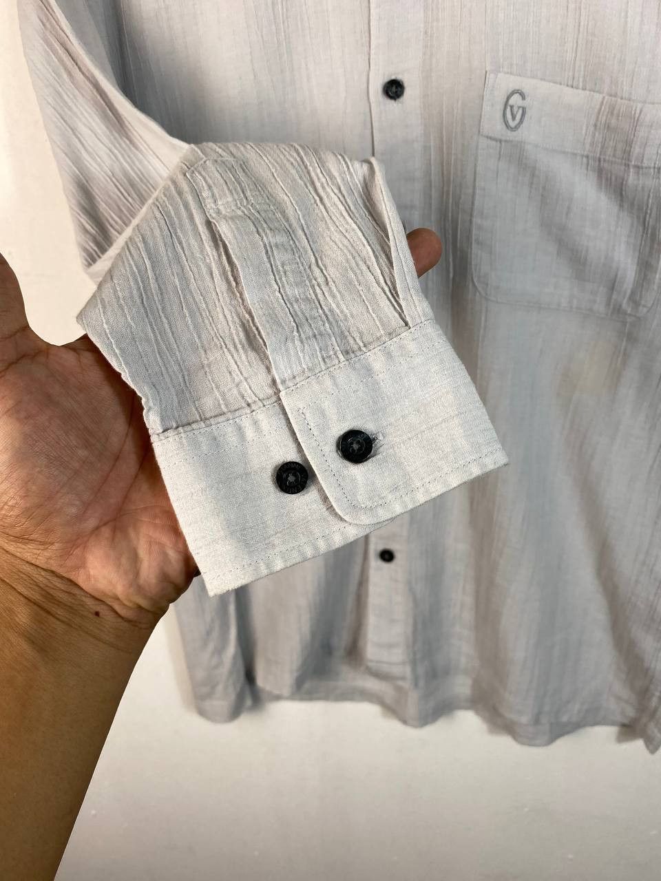 Gianni Valentino vintage gianni valentino shirt nice design Size US L / EU 52-54 / 3 - 5 Thumbnail