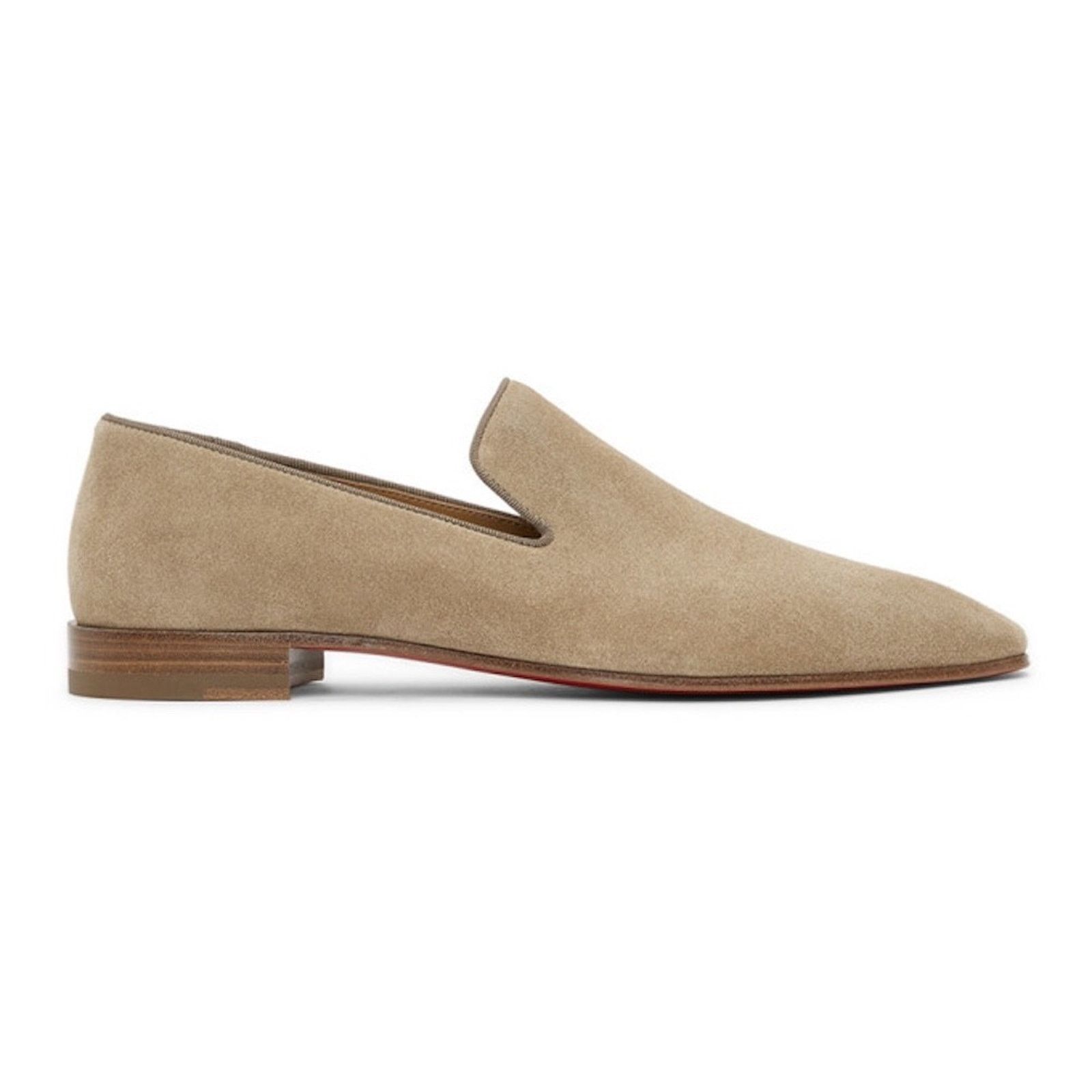 Christian Louboutin Mens Dandelion Flat Champignon Beige Dress Loafer 43.5 10.5 Size US 10.5 / EU 43-44 - 1 Thumbnail
