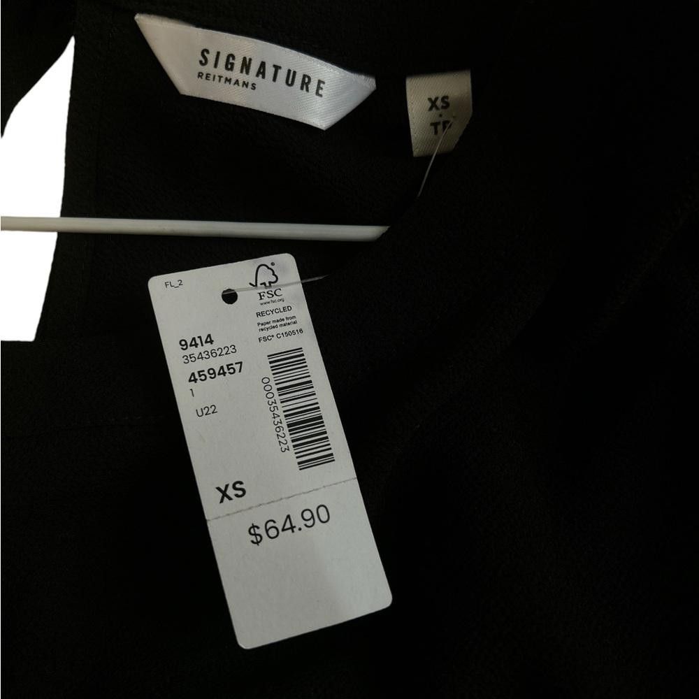 Designer BNWT Reitmans Signature Black Romper - Size XS Size 26" / US 2 / IT 38 - 5 Thumbnail