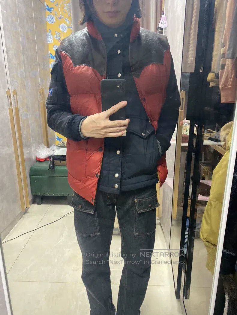 RRL Ralph Lauren RRL Ralph Lauren Puffer Vest with Leather Panels Size US M / EU 48-50 / 2 - 9 Thumbnail
