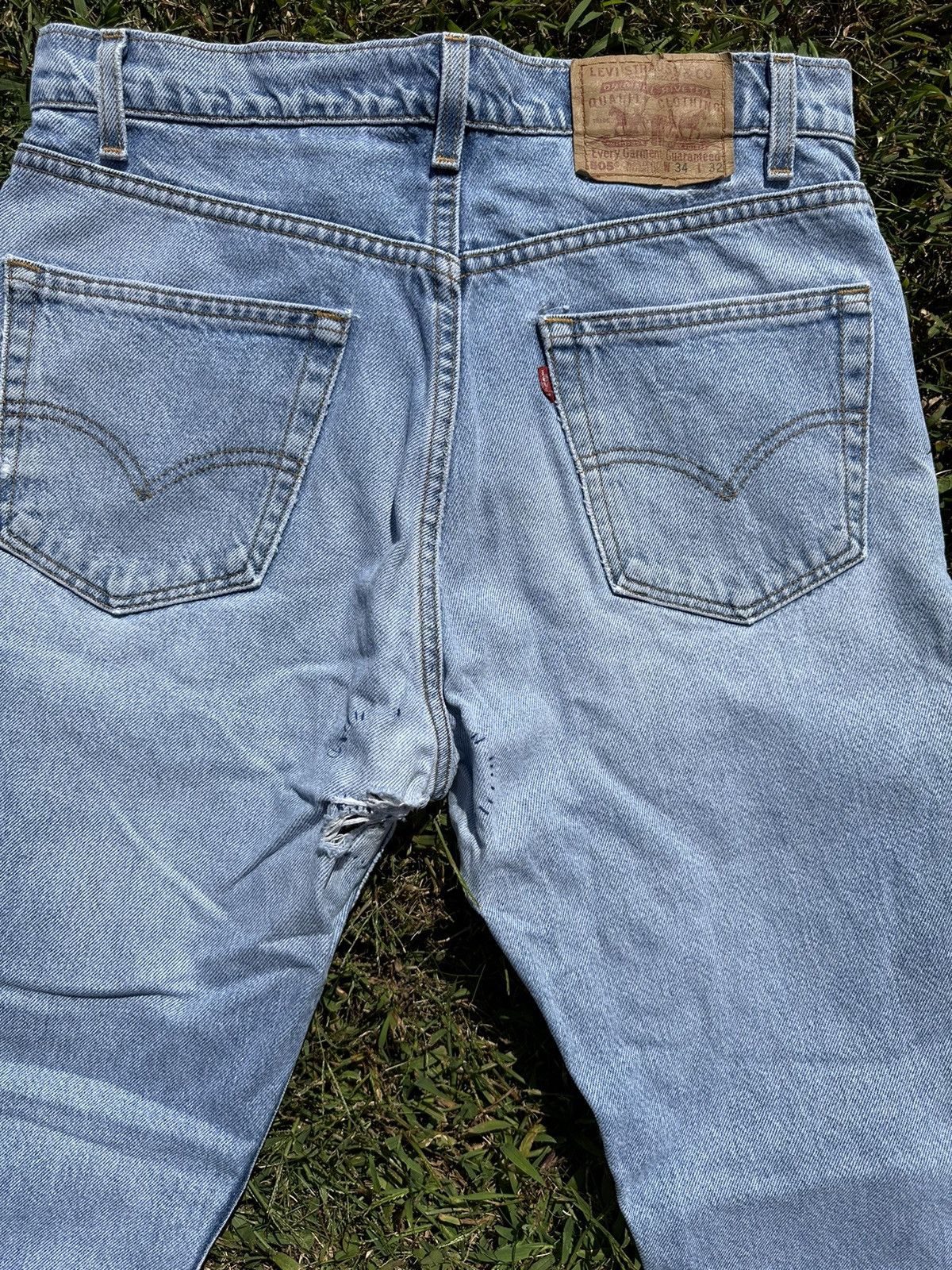 Levi's × Levi's Vintage Clothing × Vintage Vintage 505 Levi’s 34x32 Size US 34 / EU 50 - 4 Thumbnail