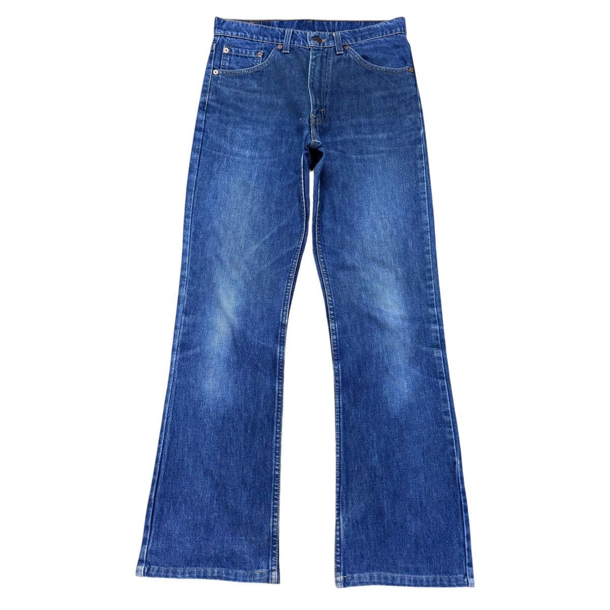 Levi's Vintage 90s Levis 517 Distressed Denim Flare Jeans Size US 31 - 1 Thumbnail