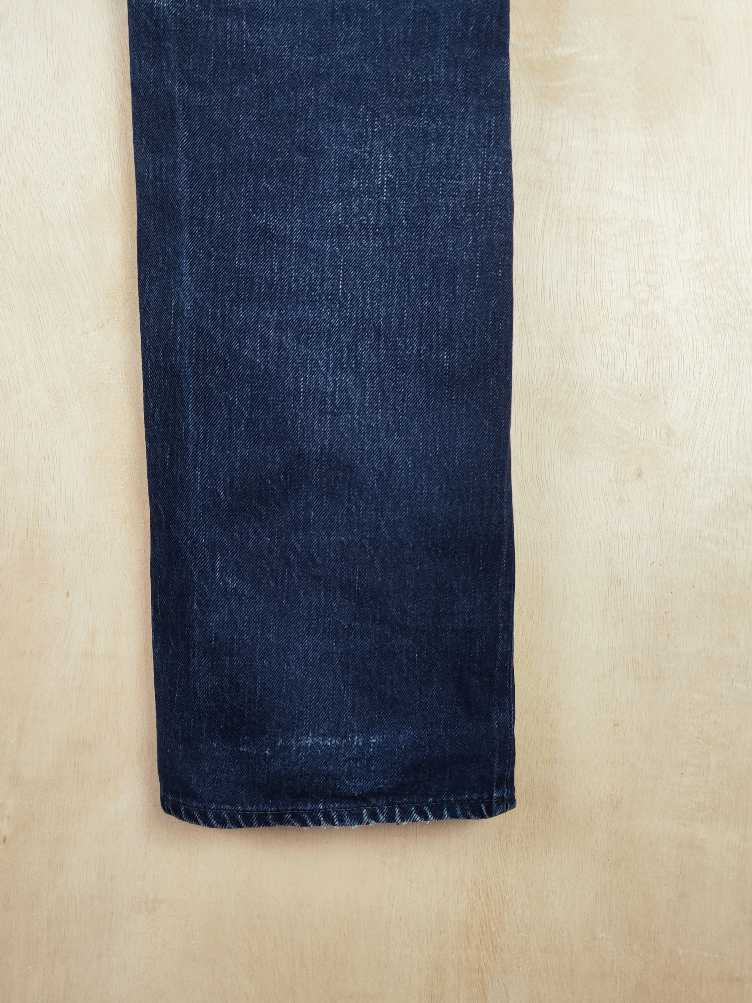 45rpm DL R Dark Blue Distressed Ripped Jeans #2668 Size US 30 / EU 46 - 12 Thumbnail