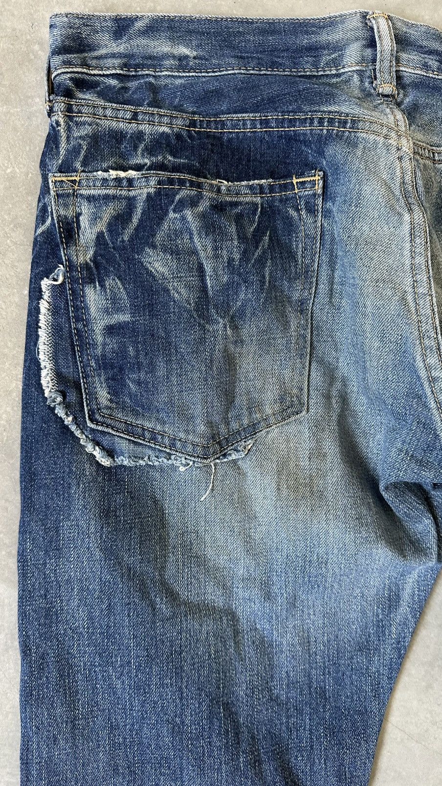 Eternal VINTAGE ETERNAL DISTRESSED DENIM PANT Size US 34 / EU 50 - 11 Thumbnail