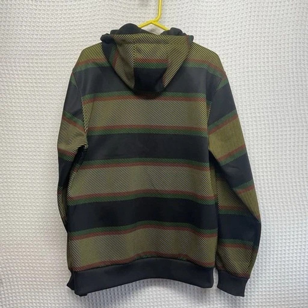 Burton Burton Dryride Striped Fleece Lining Full Zip Hoodie Men L Size US L / EU 52-54 / 3 - 7 Thumbnail