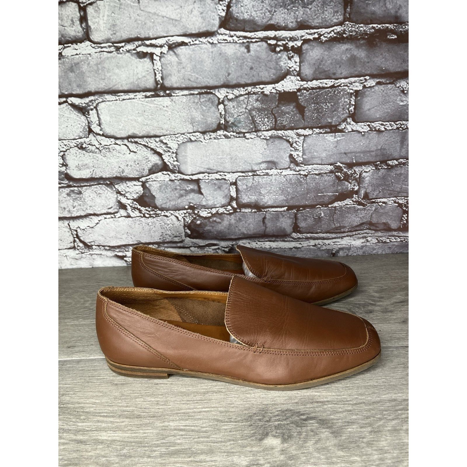 Lucky Brand Lucky Brand Canyen Loafer Brown Leather Slip On Almond Toe S Size US 10 / IT 40 - 12 Thumbnail