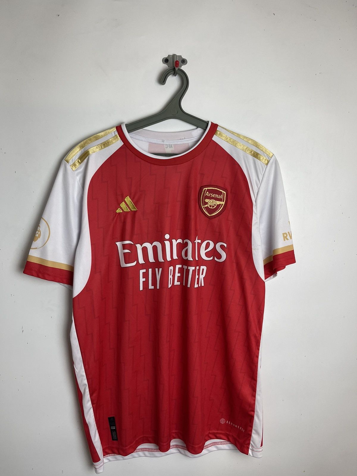 Vintage t-shirt Adidas Arsenal 23/24soccer jersey big logo Size US L / EU 52-54 / 3 - 5 Thumbnail