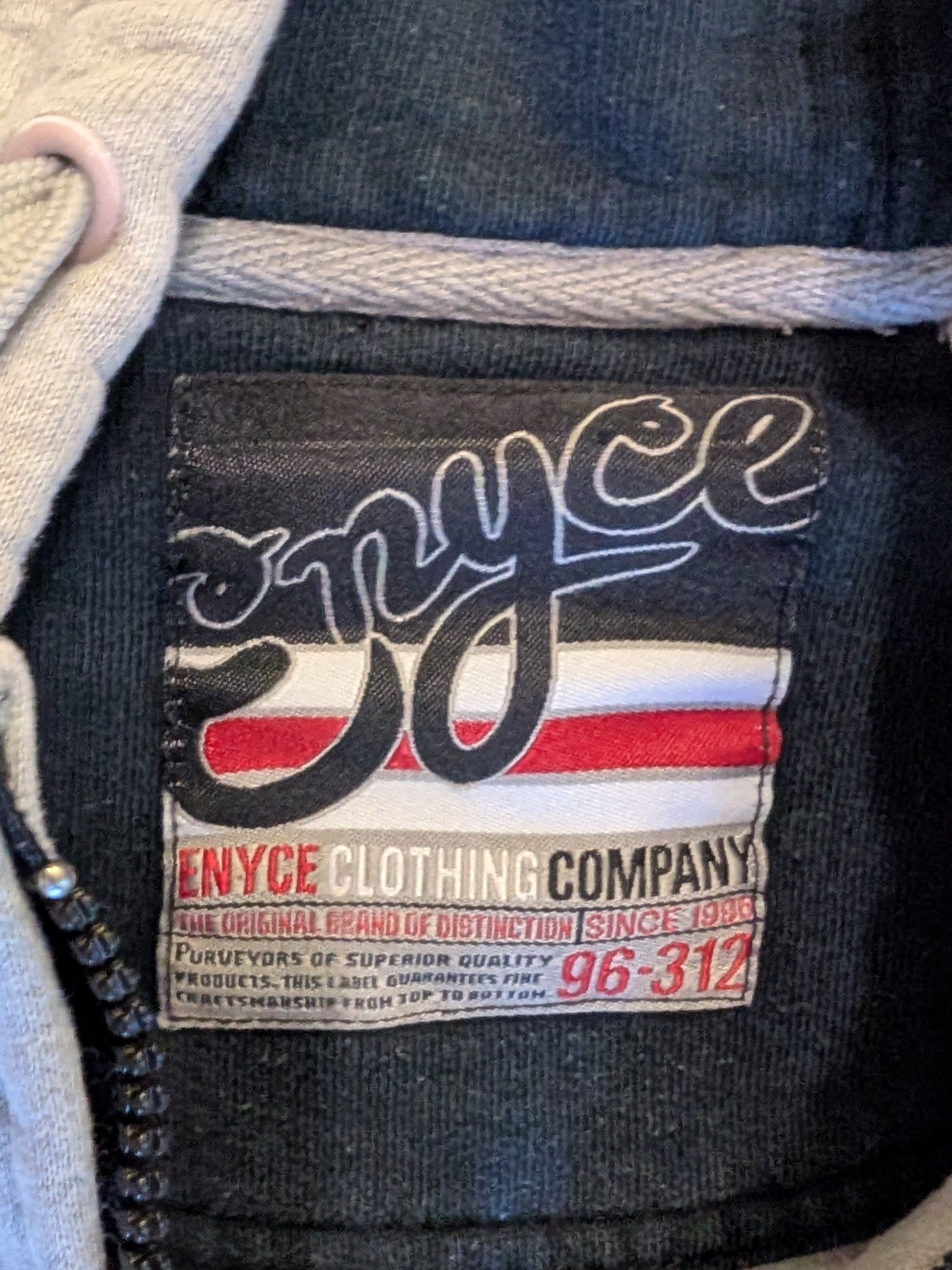 Enyce Y2K Enyce Heavyweight Full Zip Hoodie - Size L Size US L / EU 52-54 / 3 - 3 Thumbnail