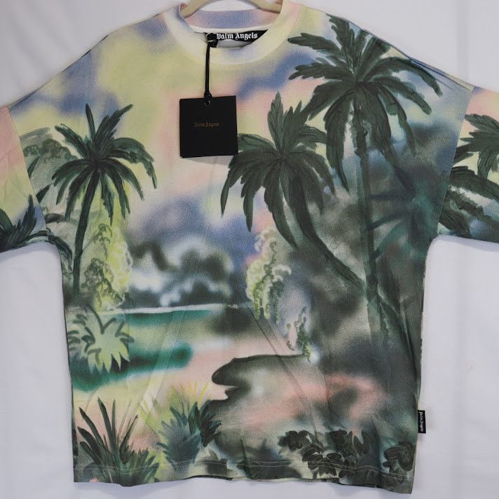 Palm Angels o1rshd1 Paradise Loose Tee in Multicolor Size US XS / EU 42 / 0 - 2 Thumbnail