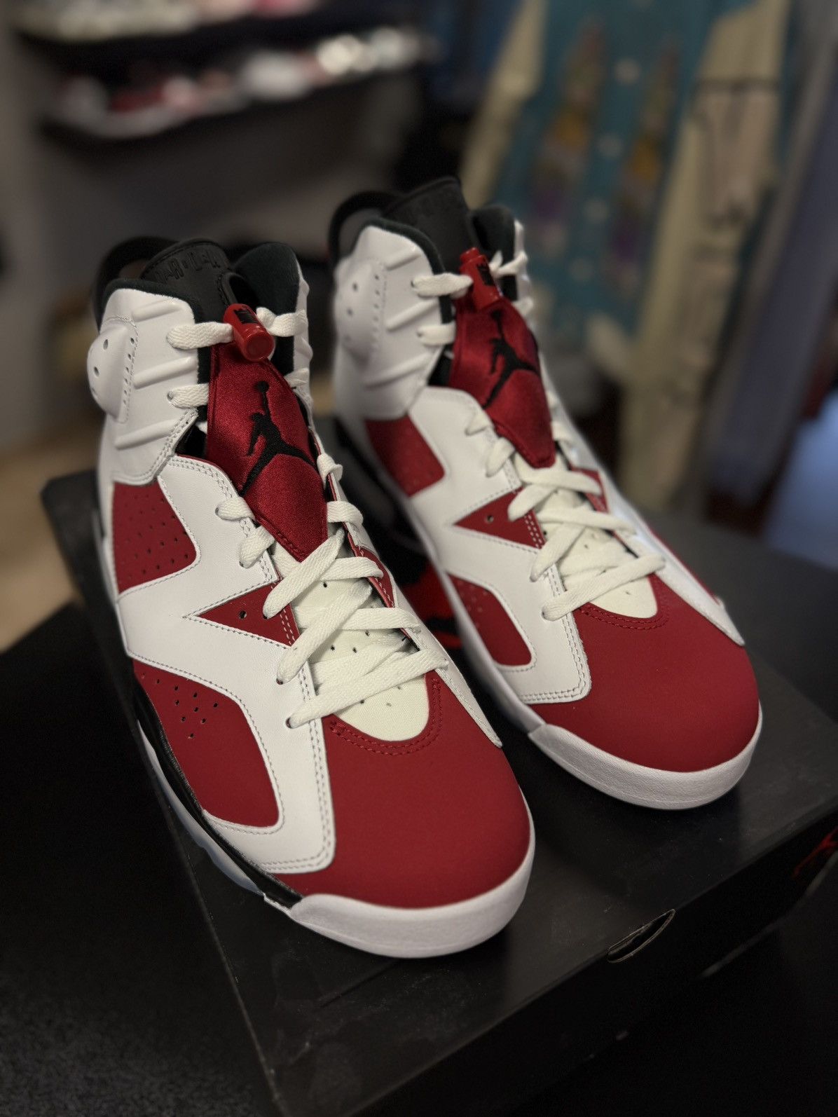 Jordan Brand × Nike Jordan 6 Carmine Size 12 (NEW) (CT8529-106) Size US 12 / EU 45 - 3 Thumbnail