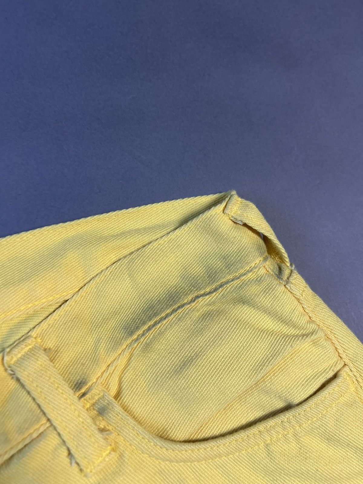 Evisu Evisu Fairway Genes vintage yellow chino pants dots logo Size US 34 / EU 50 - 9 Thumbnail