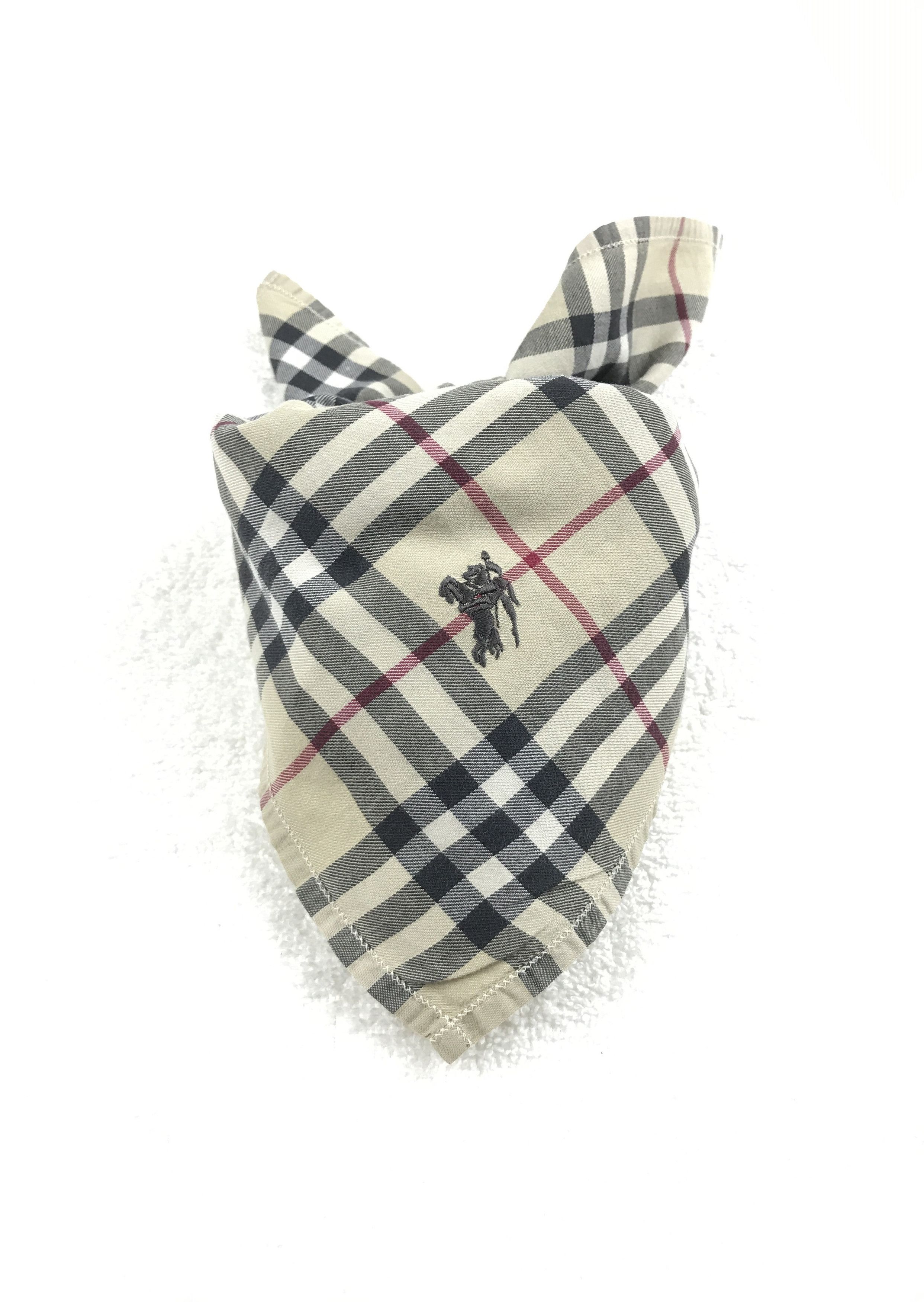 Burberry × Vintage Vintage Burberry Nova Check Bandana Neckerchief Handkerchief Size ONE SIZE - 3 Thumbnail