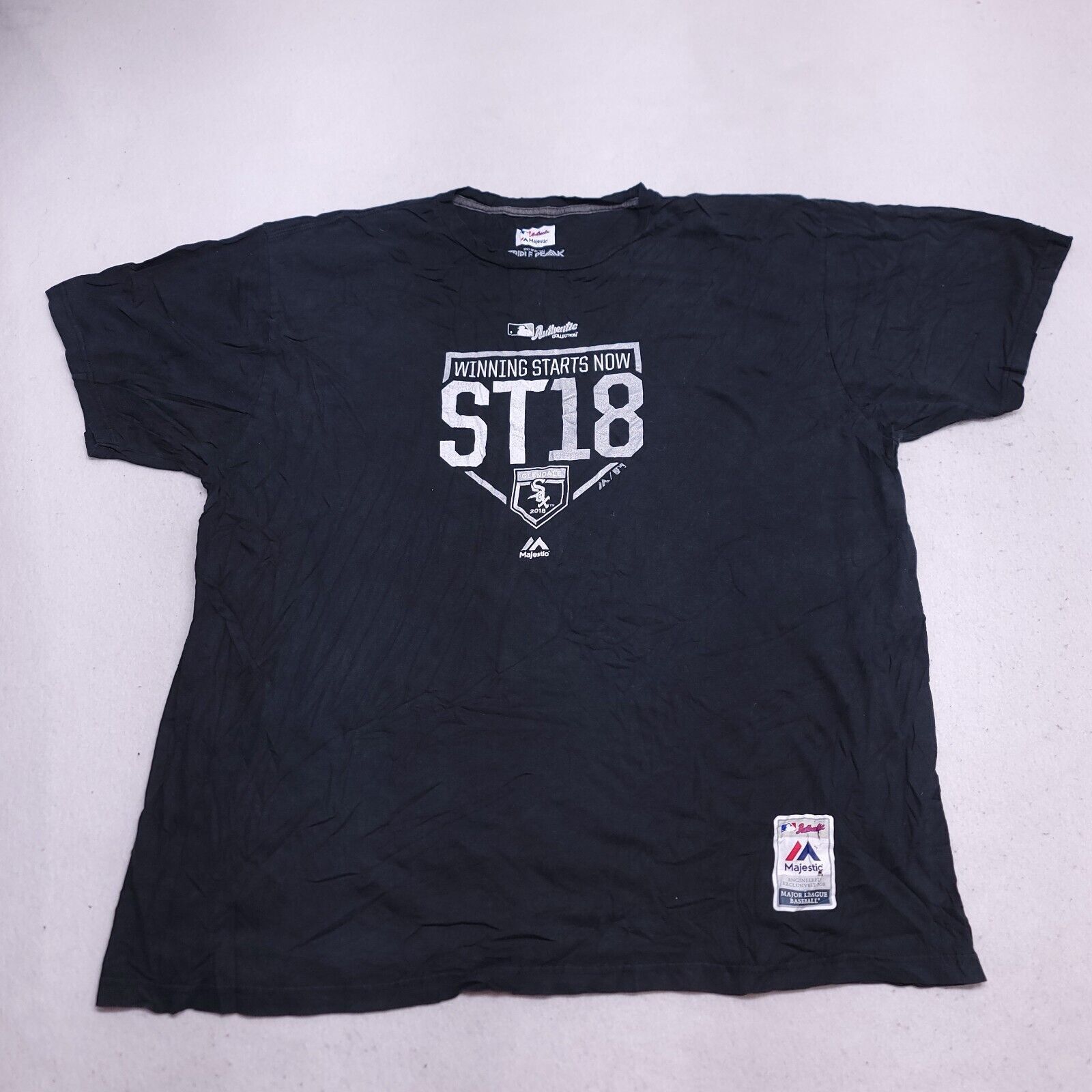 Majestic Majestic MLB Chicago White Sox Graphic Shirt Mens Size 2XL Size US XXL / EU 58 / 5 - 2 Thumbnail