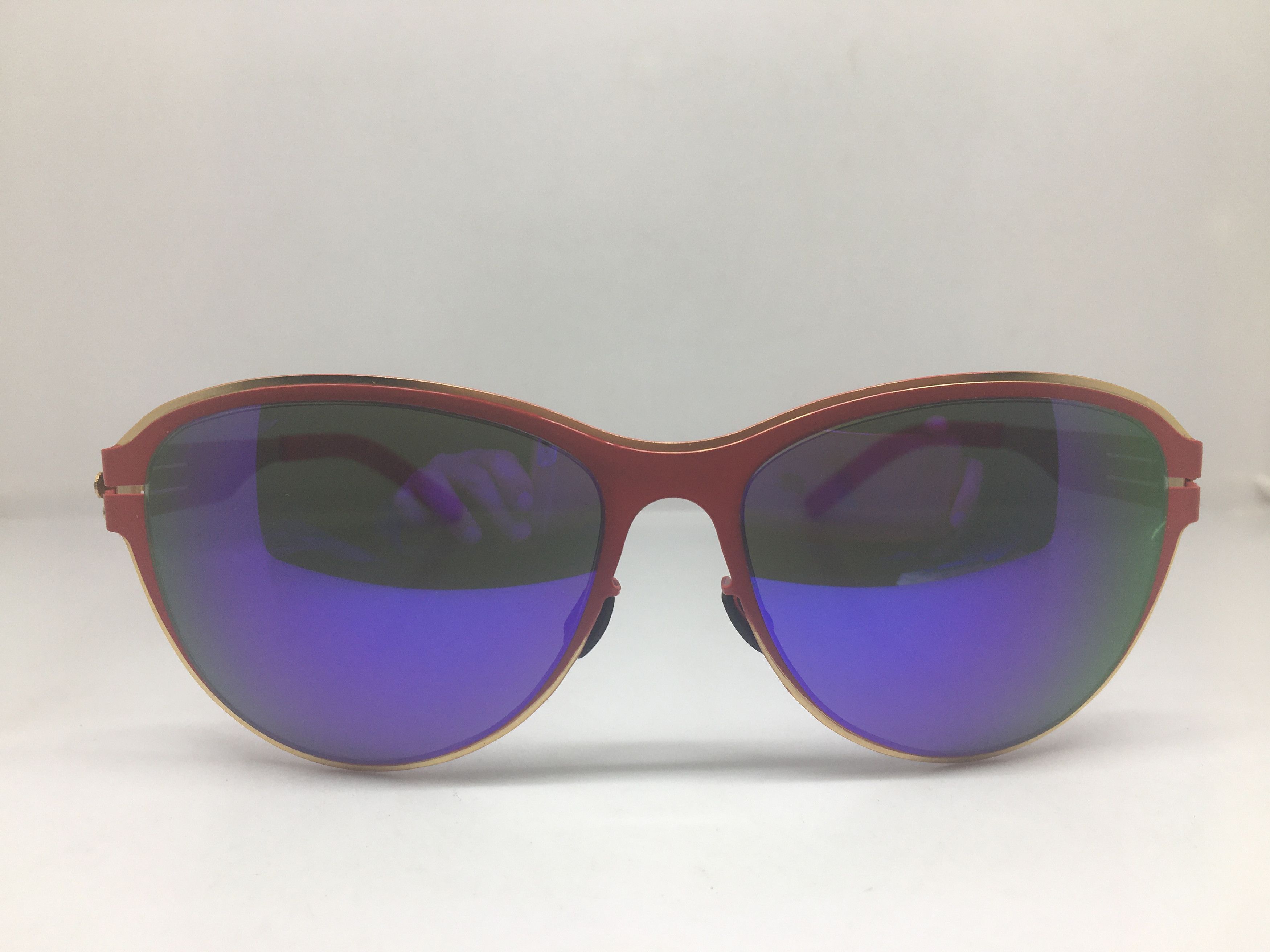 Other Red Gold Alloy Sunglasses Frame Size ONE SIZE - 1 Thumbnail