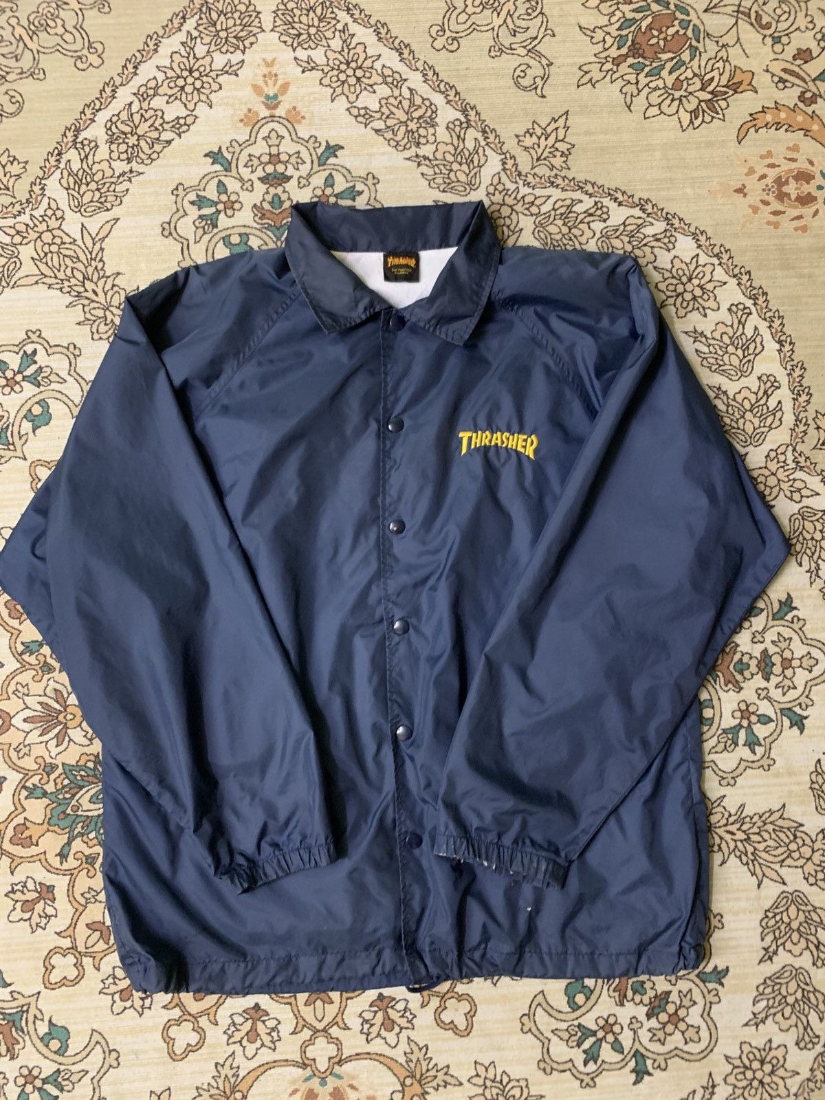Thrasher × Vintage VINTAGE THRASHER MAGAZINE SKATE AND DESTROY COACH JACKET Size US M / EU 48-50 / 2 - 3 Thumbnail