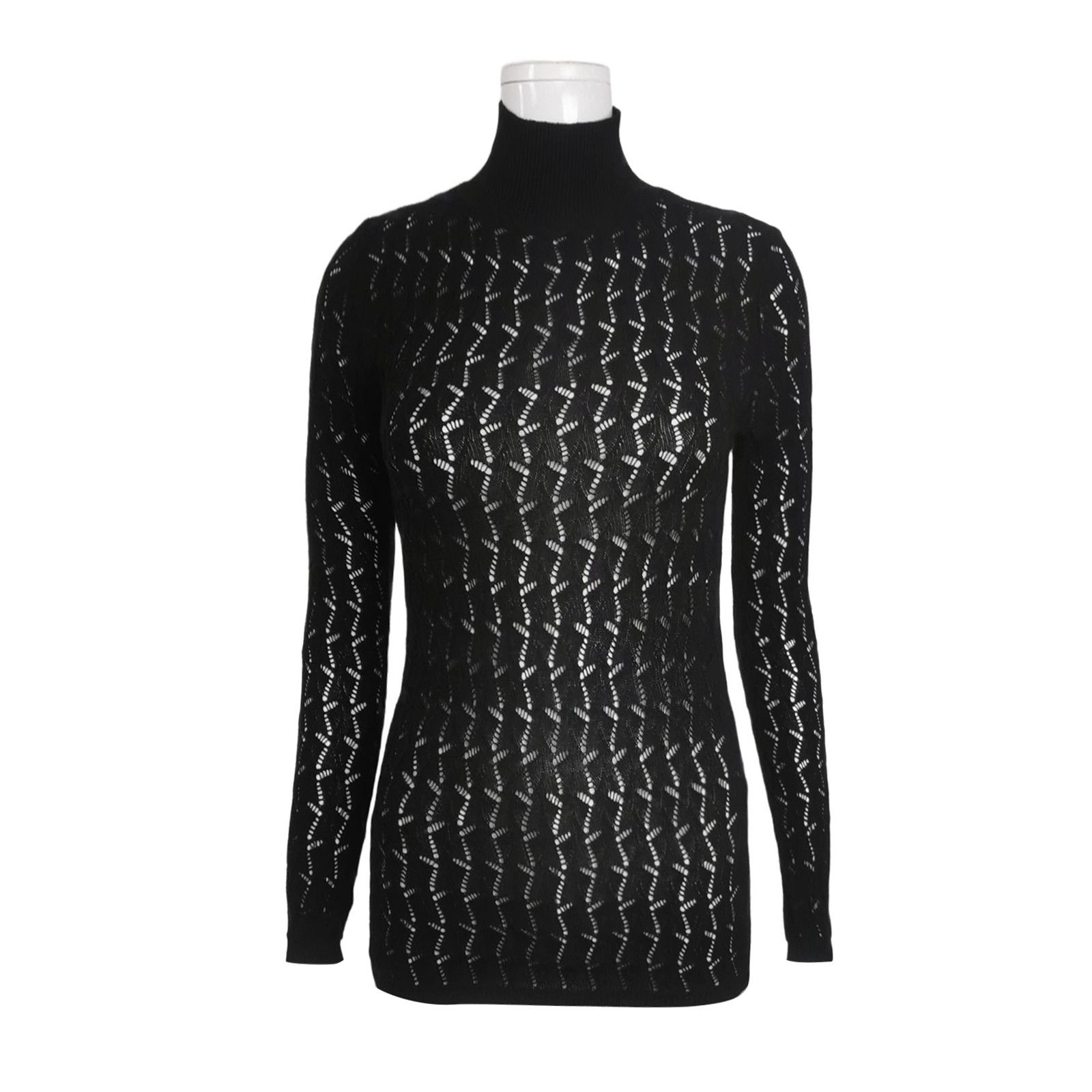 Prada Prada Black Knit Turtleneck Sweater Size 36 Size XS / US 0-2 / IT 36-38 - 1 Thumbnail