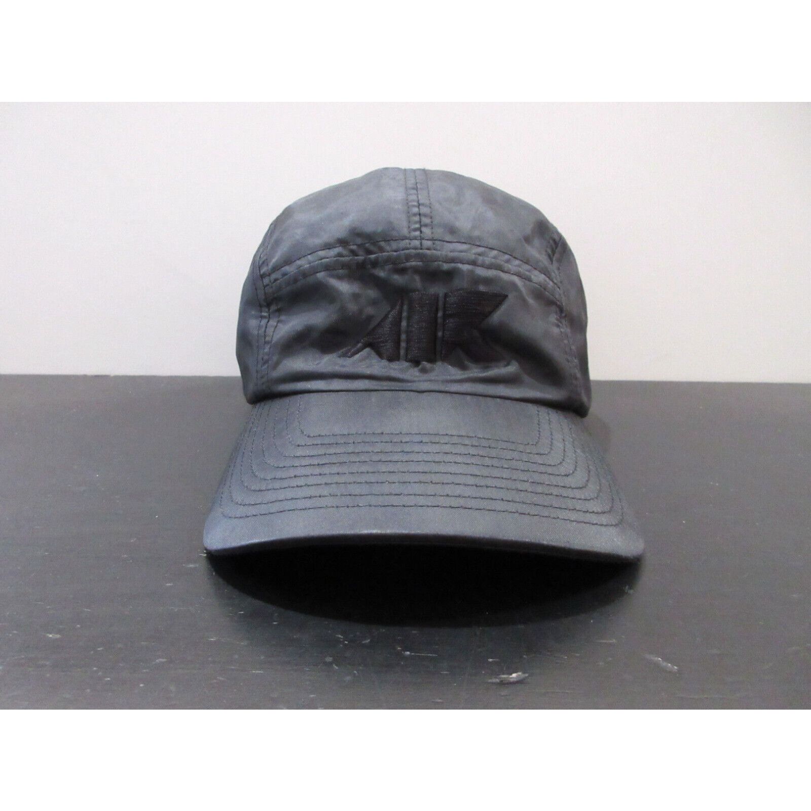 image of Nike Hat Cap Strap Back Black Panel Lightweight Swoosh Logo Mens in White