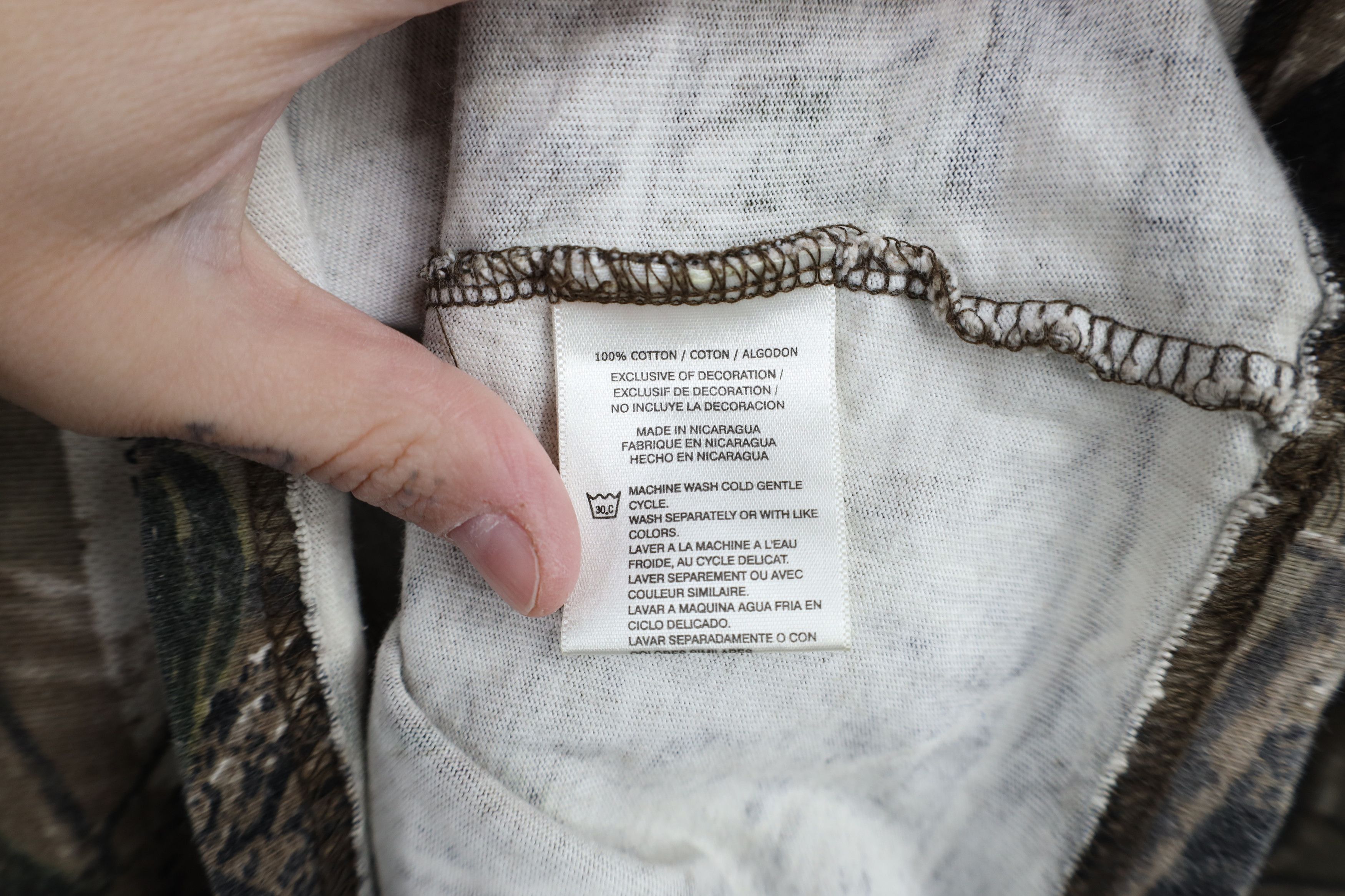 Vintage Vintage Y2K Streetwear Camouflage Turtleneck T-Shirt Cotton Size US M / EU 48-50 / 2 - 11 Thumbnail