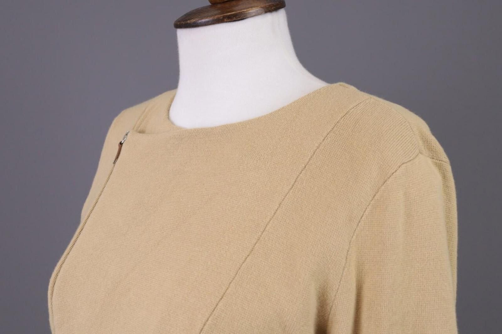 Lauren Ralph Lauren Lauren Ralph Lauren Beige Zip Knit Track Jacket Size M Size M / US 6-8 / IT 42-44 - 8 Thumbnail