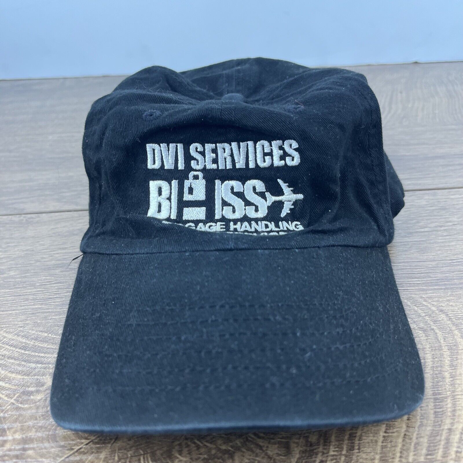 Other DVI Services Hat BI ISS Black Hat Adjustable Baggage Handlin Size ONE SIZE - 2 Thumbnail