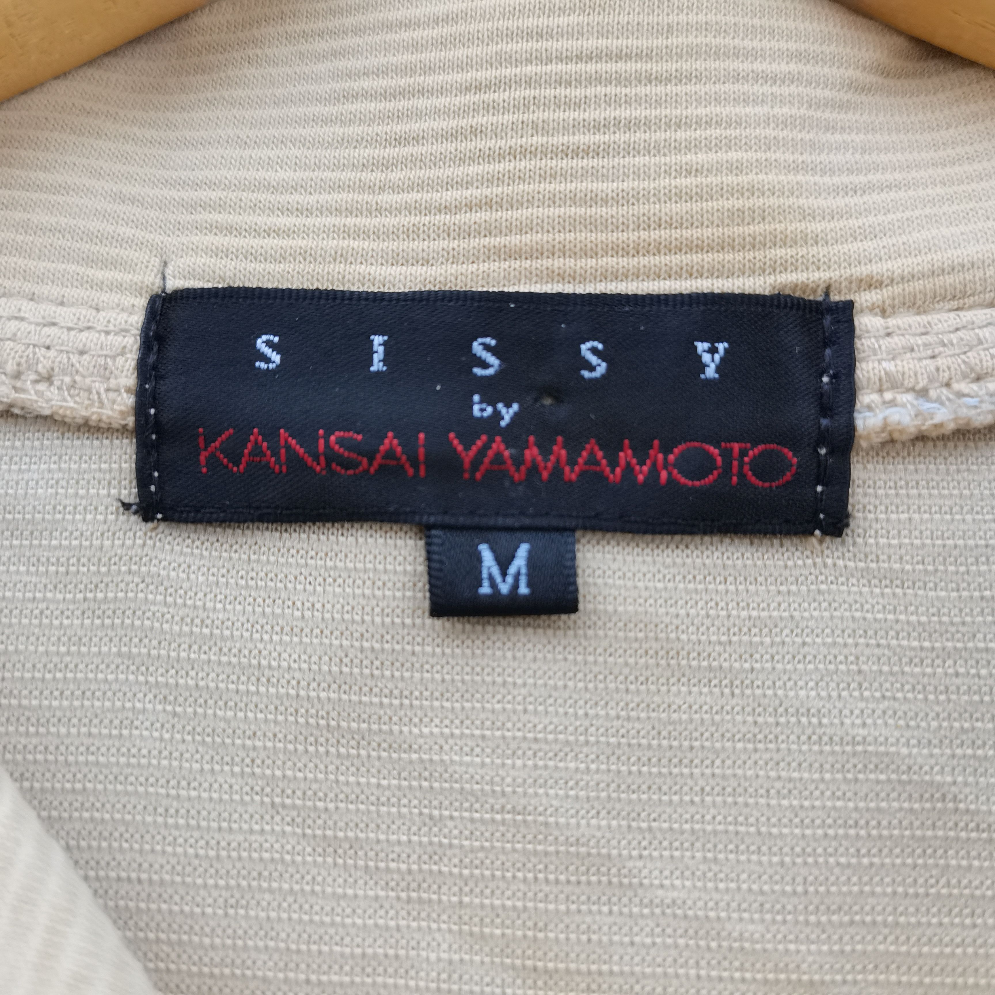 Kansai Yamamoto × Vintage Vintage SISSY By KANSAI YAMAMOTO Half Zipper Longsleeve Tee Size US M / EU 48-50 / 2 - 12 Thumbnail