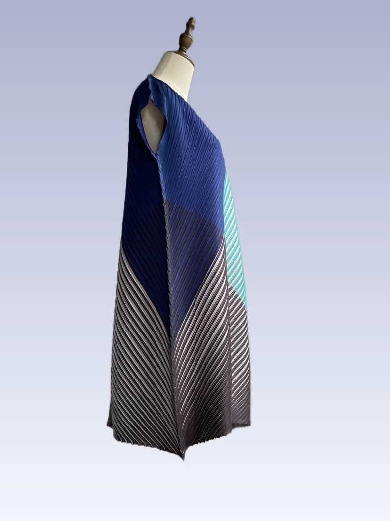 Issey Miyake Issey Miyake Color block dress Size XXL / US 16-18 / IT 52-54 - 3 Thumbnail