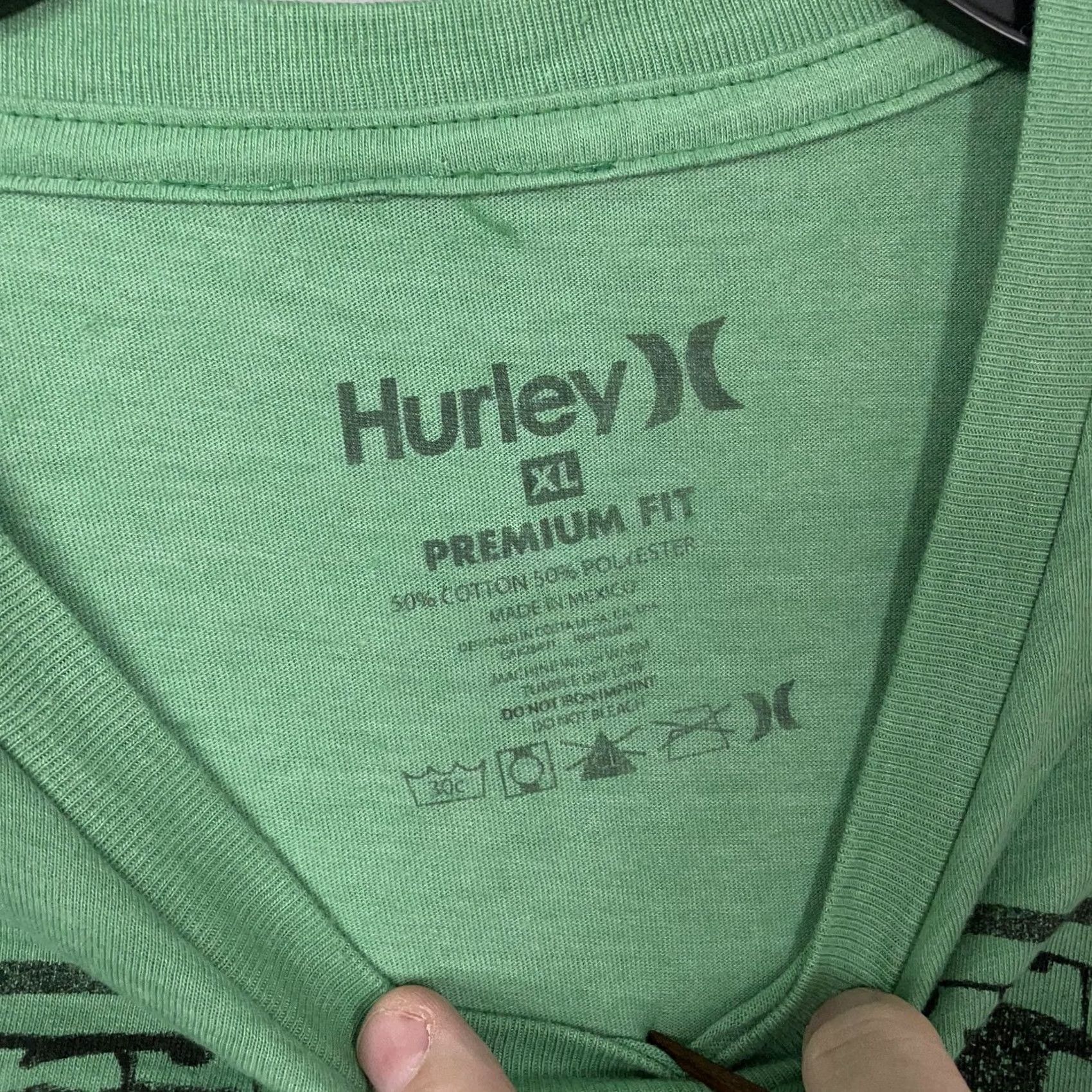 Hurley Hurley Shirt Mens XL Green Crewneck Snake Graphic Tee 90s Y2K Skater Cyber Goth Size US XL / EU 56 / 4 - 4 Thumbnail