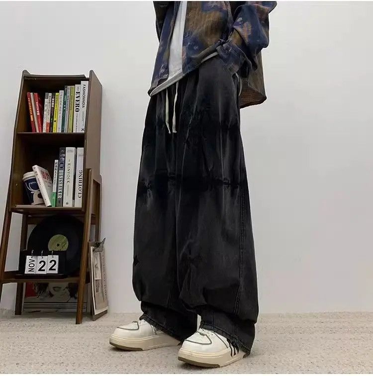 Japanese Brand × Jean Hip hop casual tie dye jeans Size US 34 / EU 50 - 5 Thumbnail