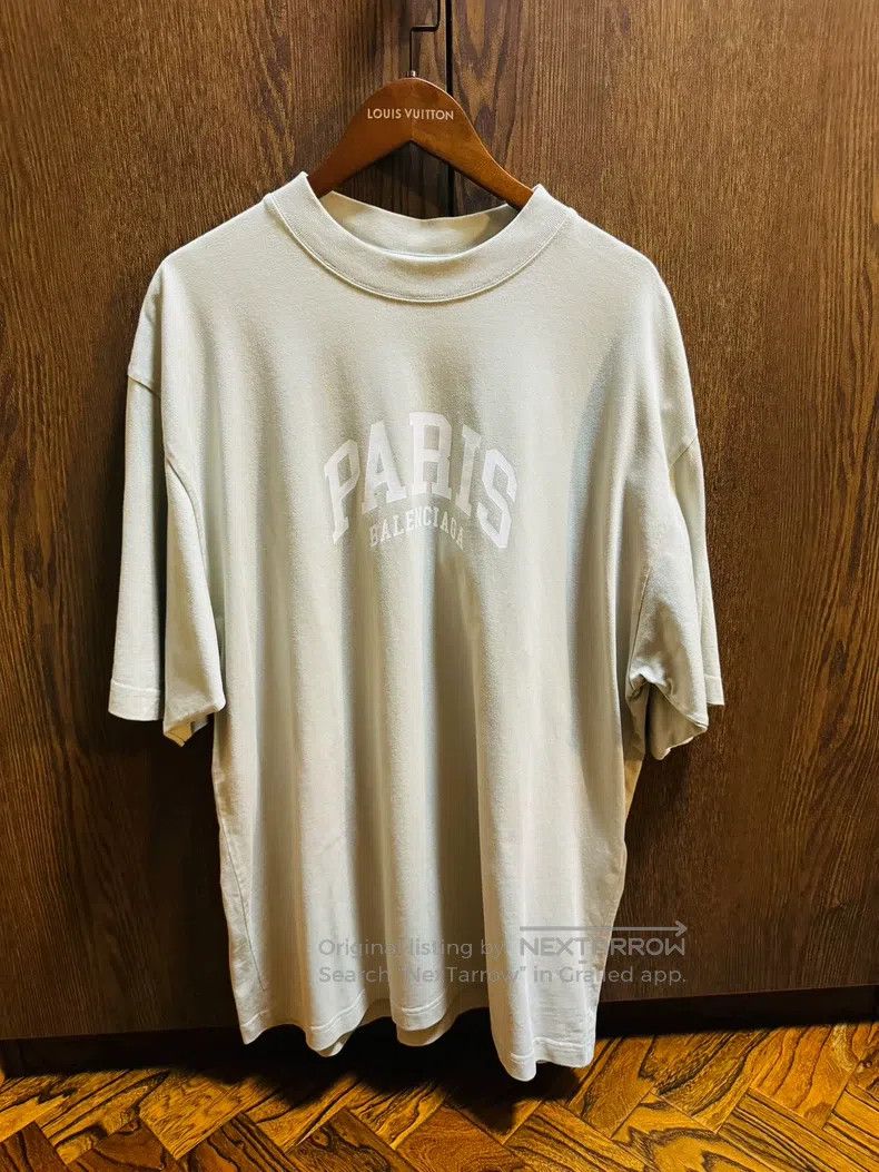 Balenciaga Balenciaga Letter Printed Round Neck Short Sleeve T-Shirt Size M / US 6-8 / IT 42-44 - 1 Thumbnail