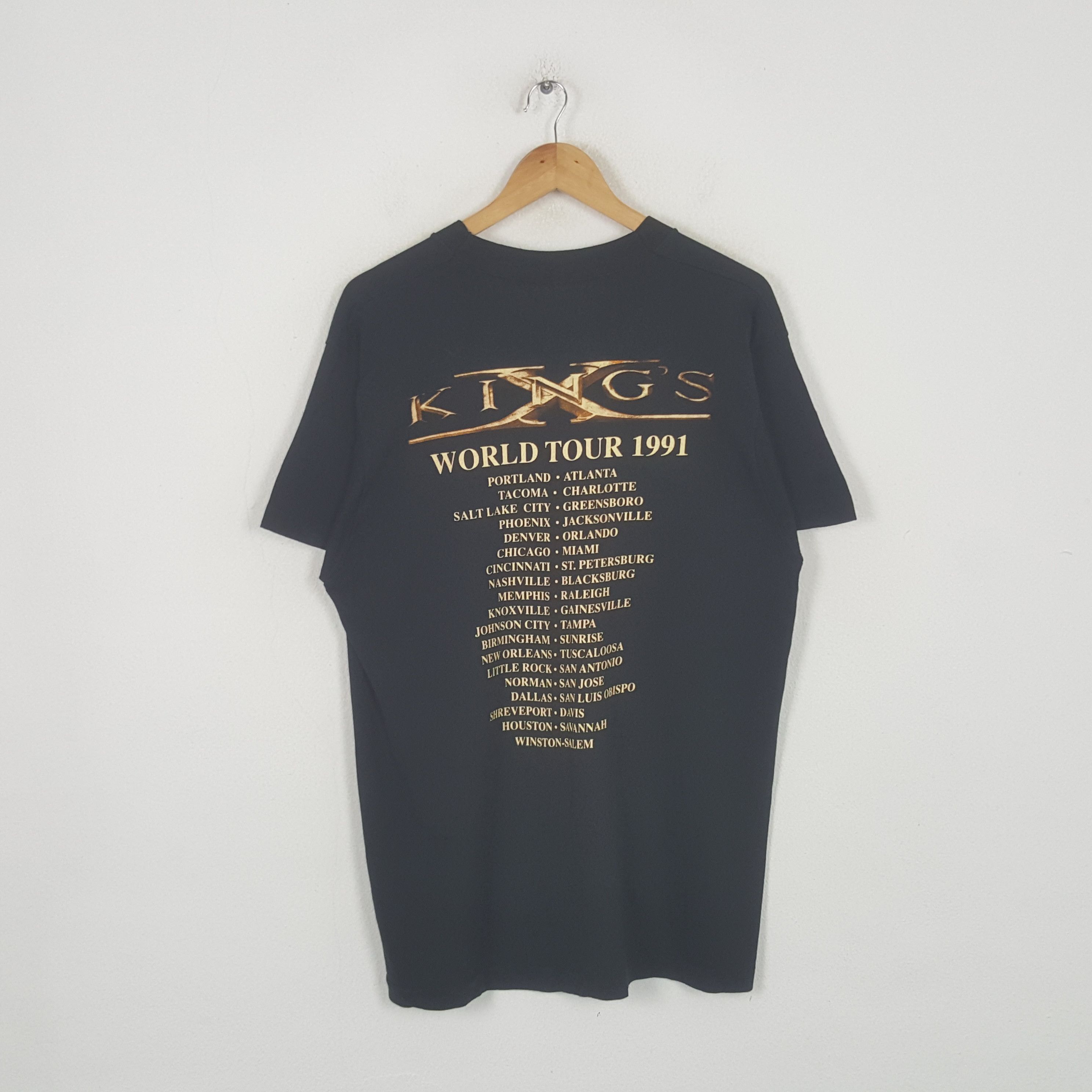 Band Tees Vintage Faith Hope Love X Kings Rock Band Tshirt RR1 Size US M / EU 48-50 / 2 - 3 Thumbnail