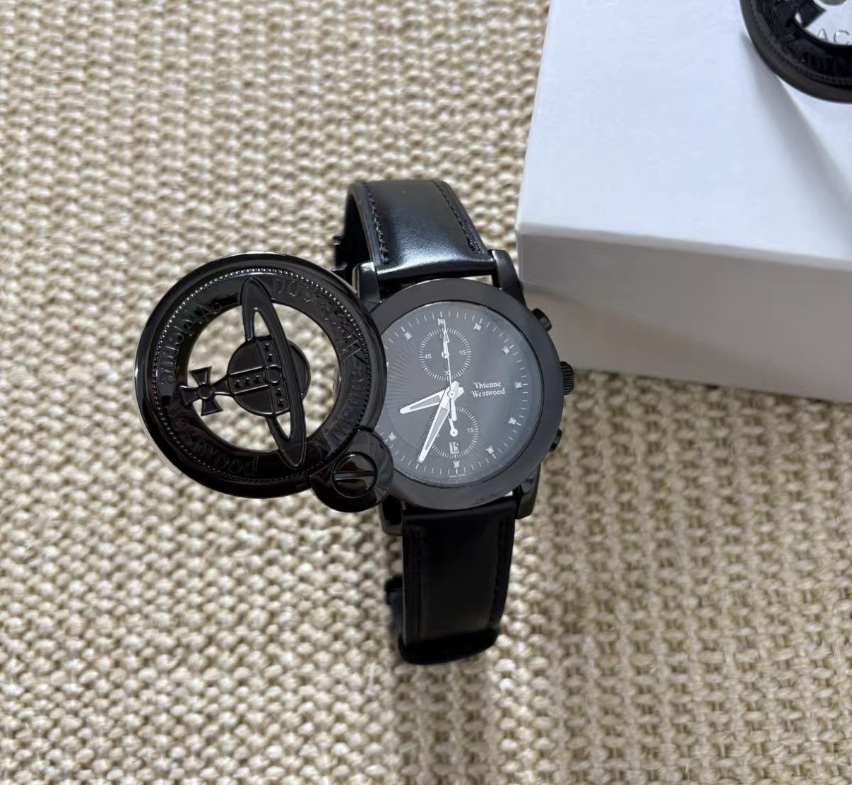 Vivienne Westwood Vivienne Westwood Saturn Sliding Cover Black Watch J29 Size ONE SIZE - 4 Thumbnail