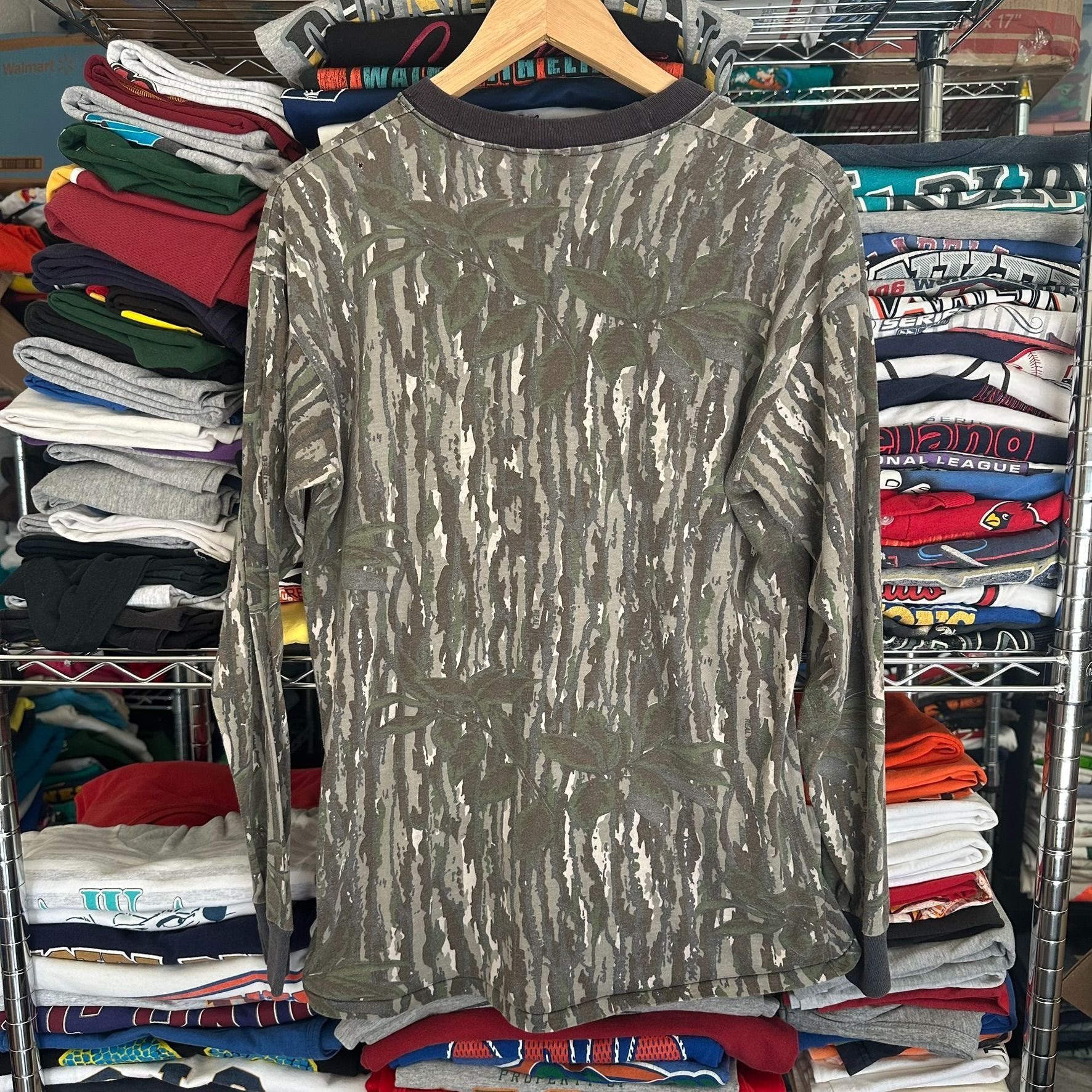 Realtree Vintage 80s Realtree Bark Camo T-Shirt Long Sleeve Single St Size US L / EU 52-54 / 3 - 8 Thumbnail