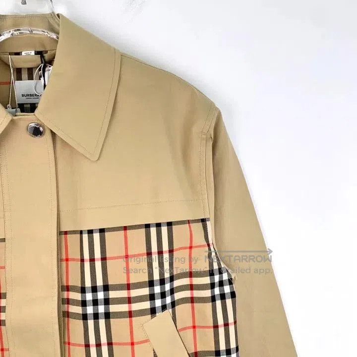 Burberry Burberry Brown Check Cotton Jacket. Size US S / EU 44-46 / 1 - 3 Thumbnail
