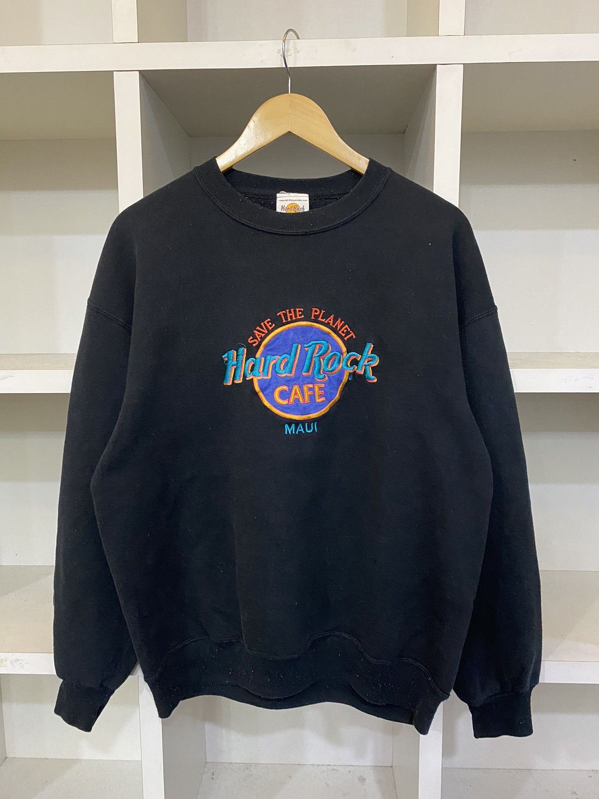 Hard Rock Cafe × Vintage Vintage 90’s Hard Rock Cafe Maui Sweater Size US L / EU 52-54 / 3 - 1 Thumbnail