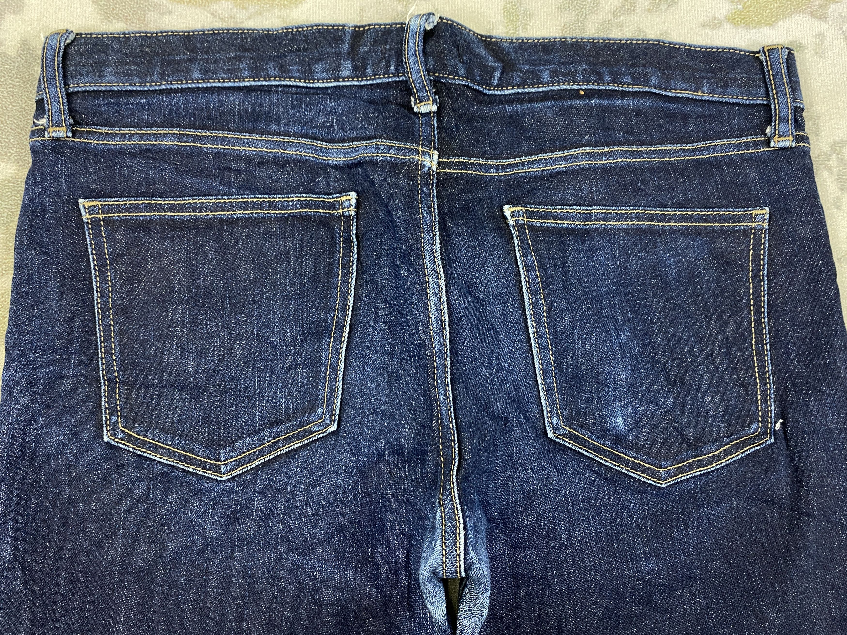 Japanese Brand Redline Dark Blue Uniqlo Jeans 35x28.5 Denim- JN3897 Size US 35 - 4 Thumbnail